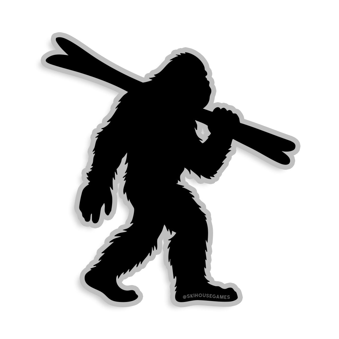 Abominable Shredman Ski Helmet Sticker