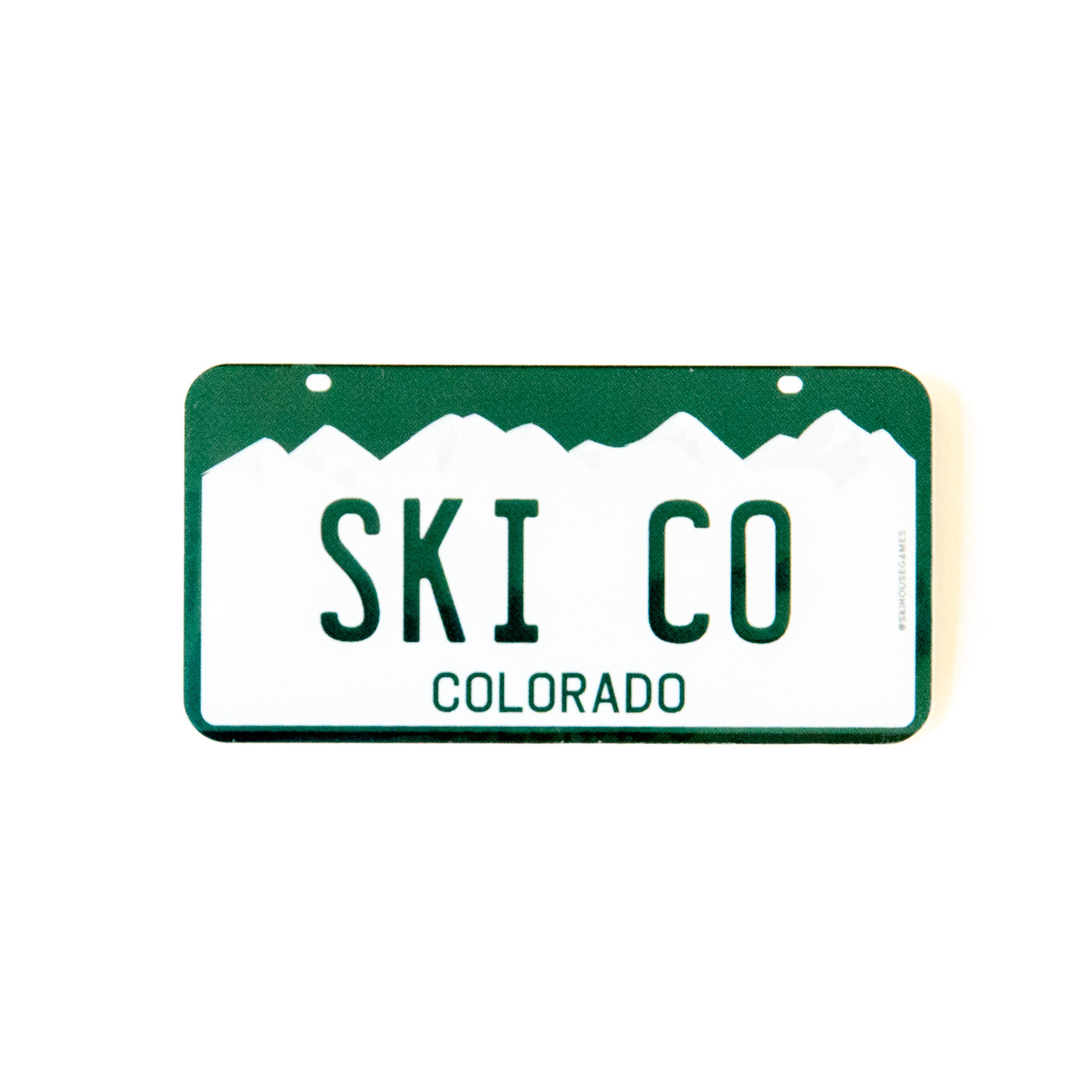 Ski CO - Colorado License Plate Sticker
