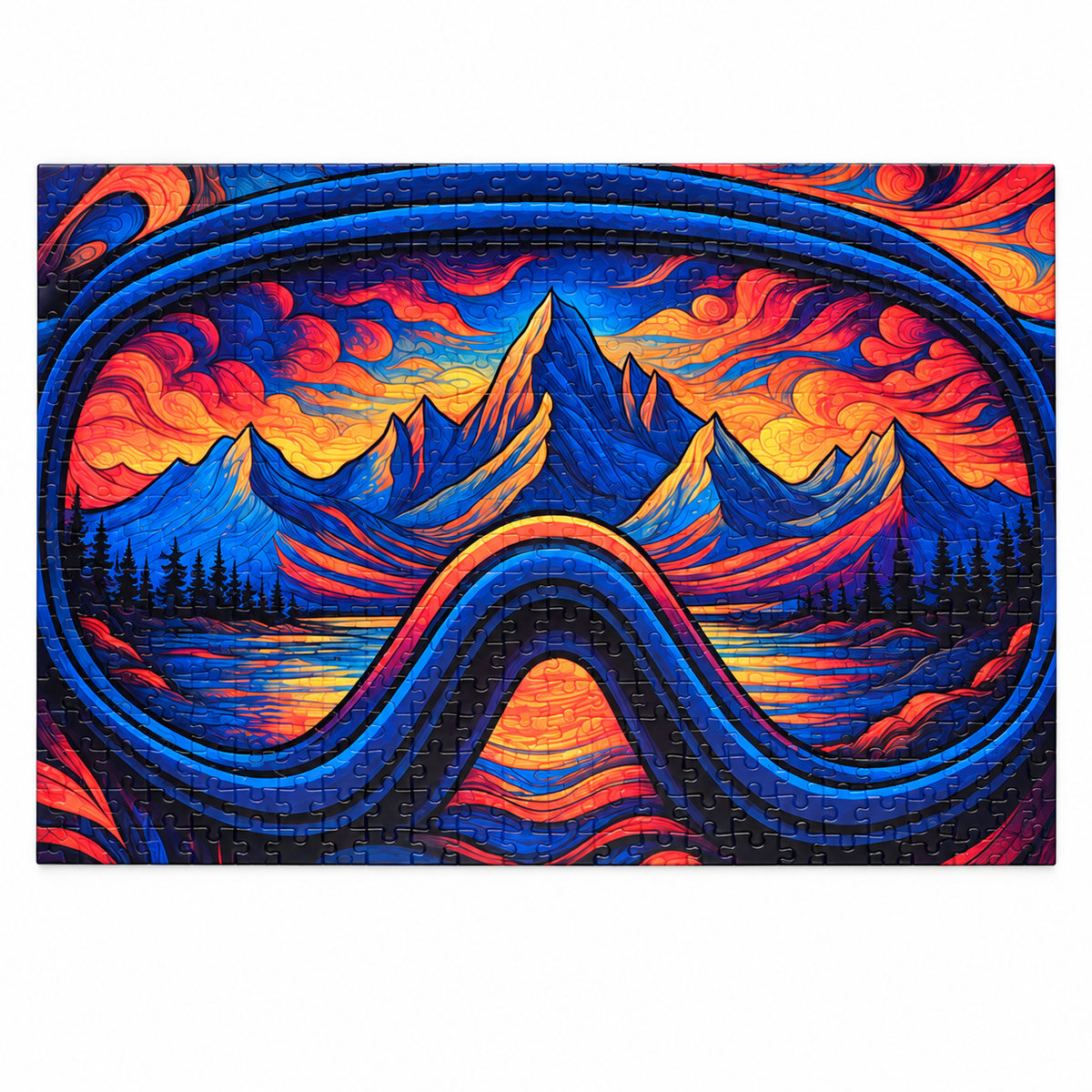 "The View From Here" Ski Goggles Puzzle