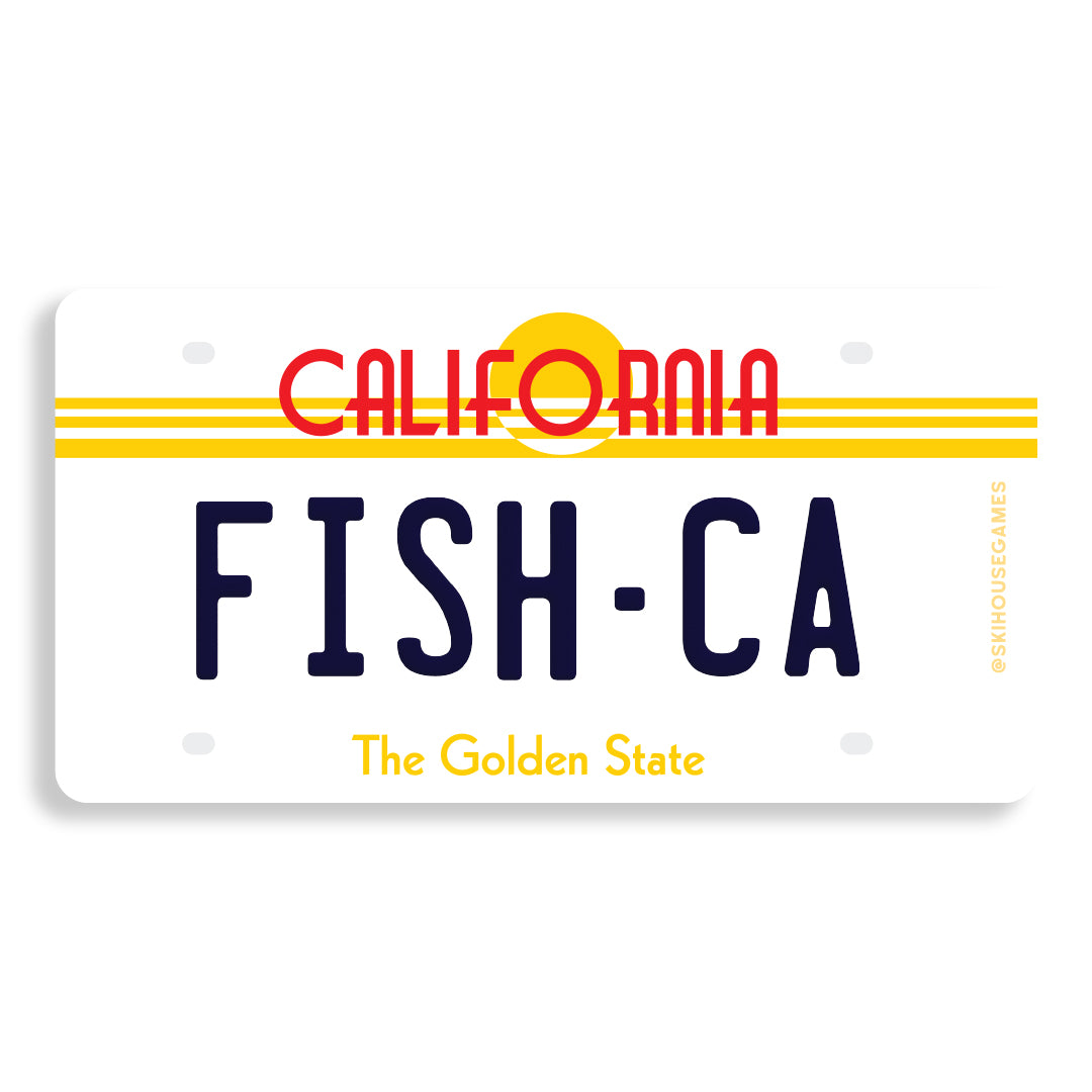 Fish CA - California Fish License Plate Sticker