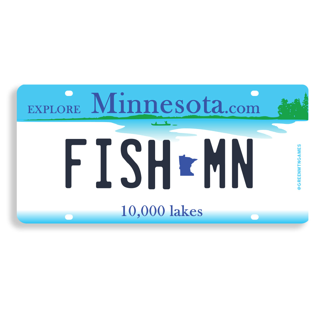 Fish MN - Minnesota License Plate Sticker