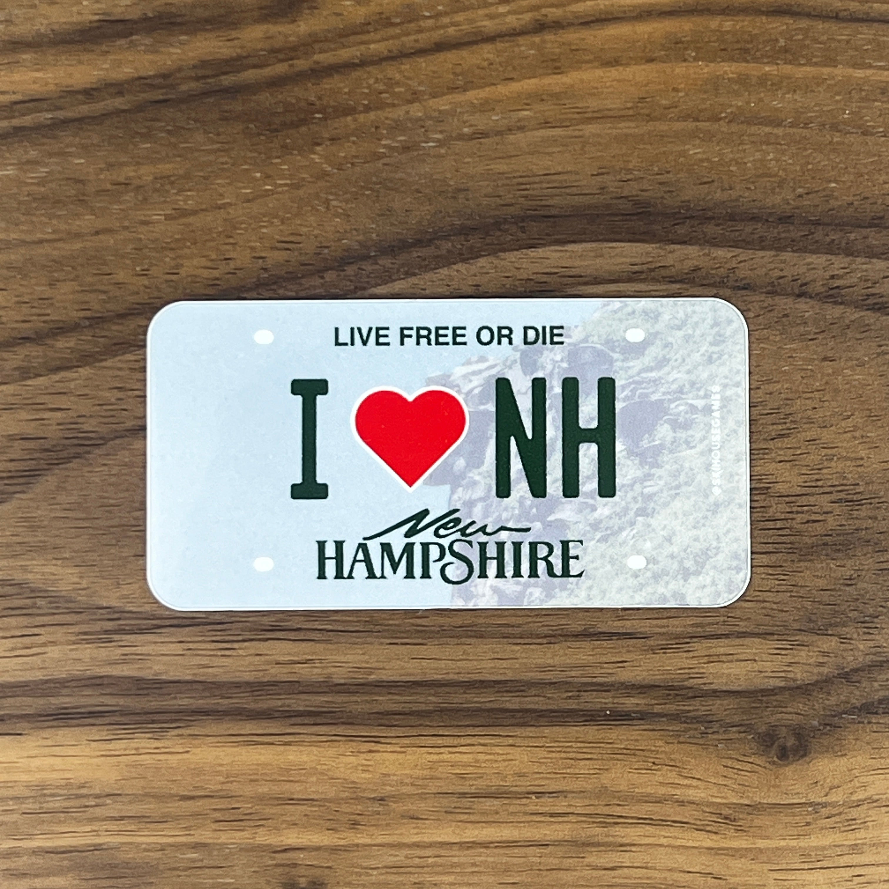 I Heart NH - New Hampshire License Plate Sticker