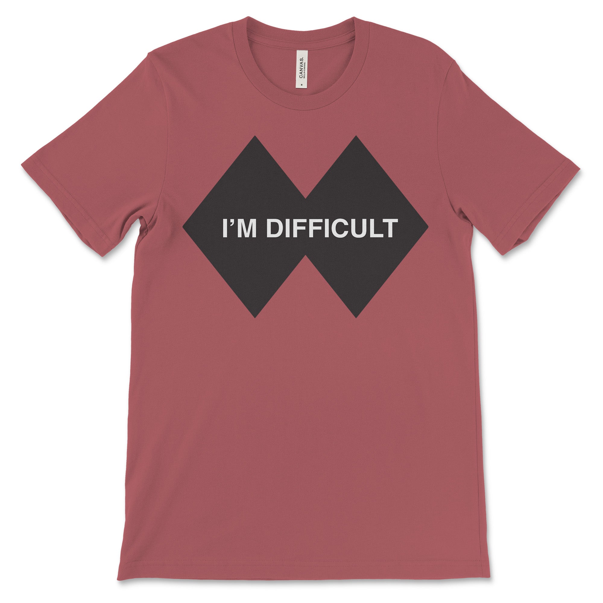 I'm Difficult Ski T-Shirt