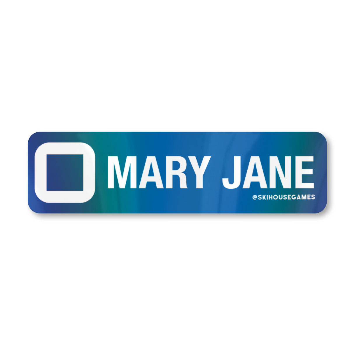Mary Jane Holographic Sticker | Winter Park, CO