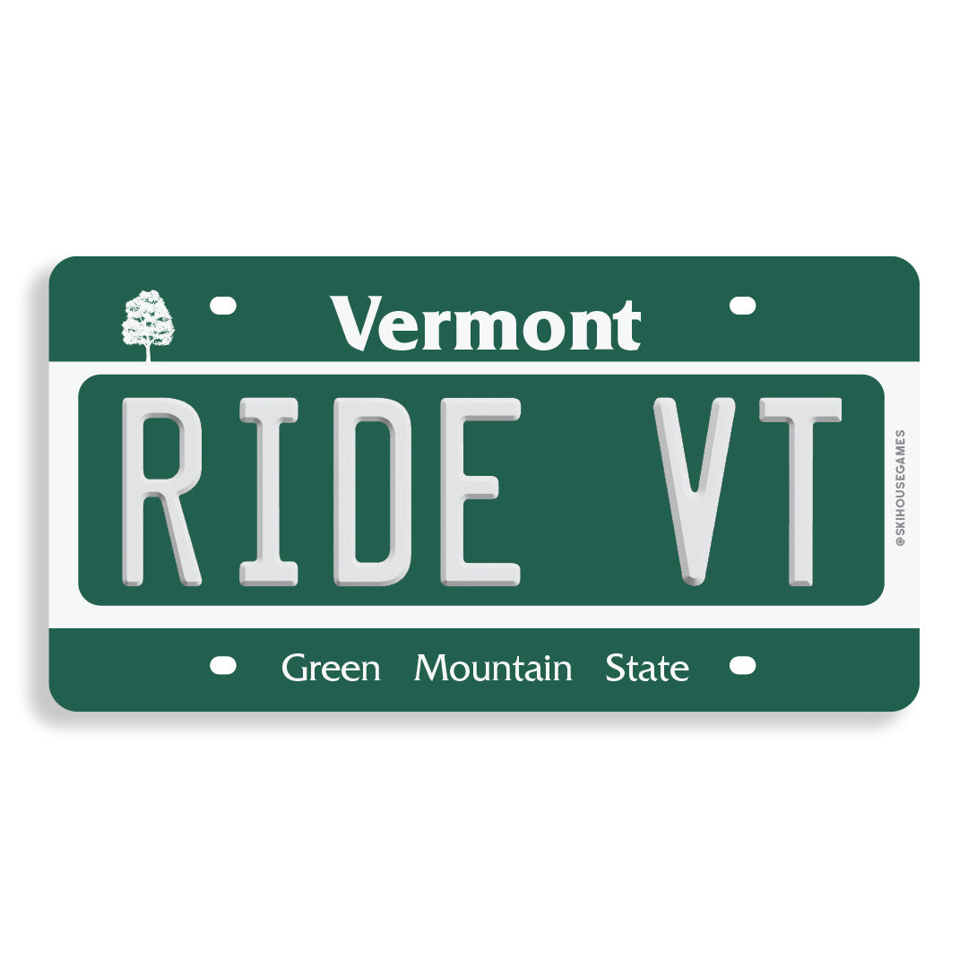 Ride VT - Vermont License Plate Sticker