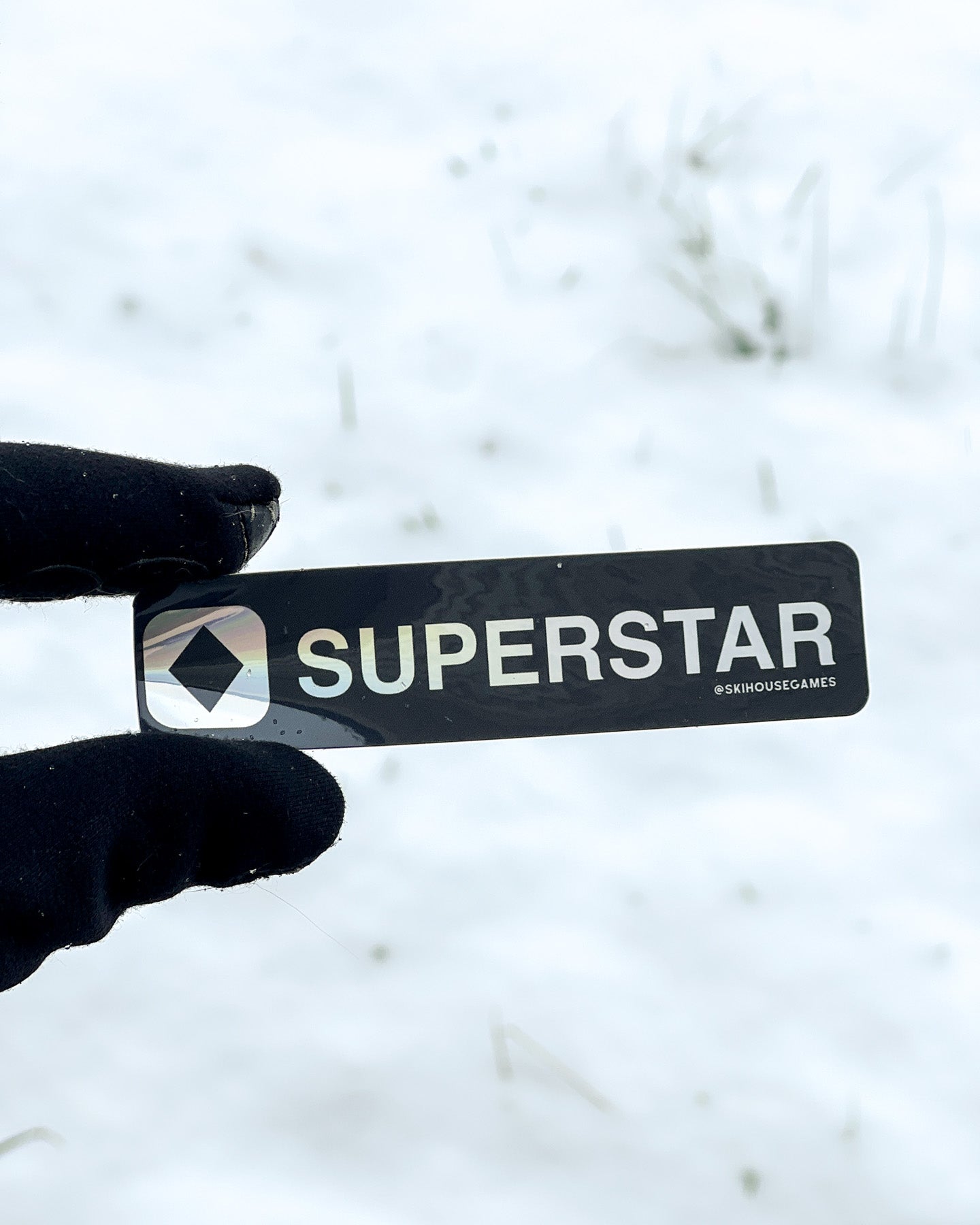 Superstar Holographic Sticker