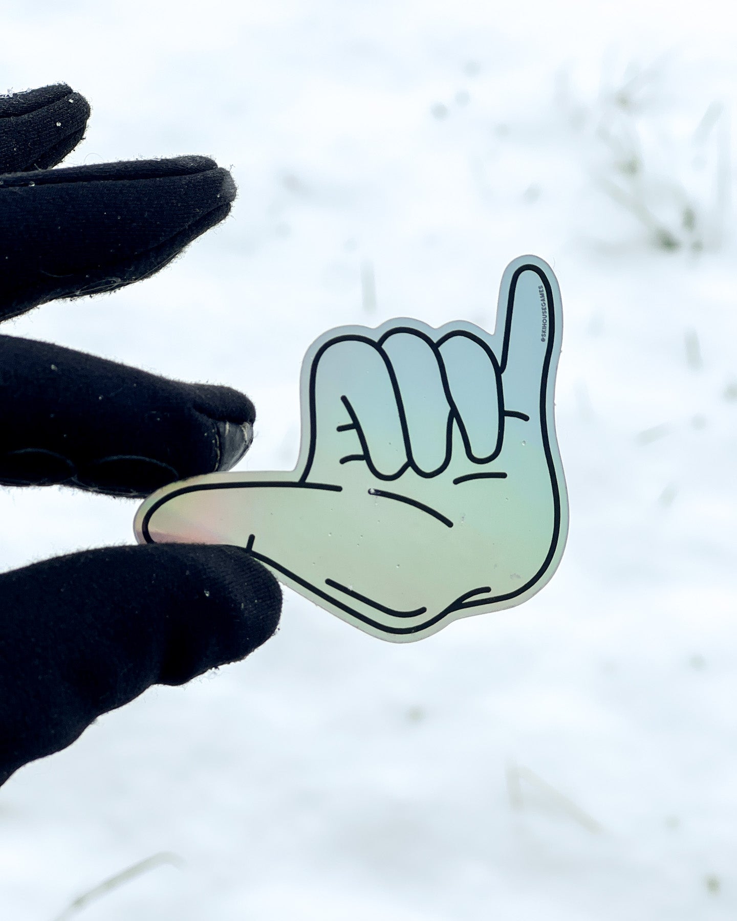 Shaka Holographic Sticker