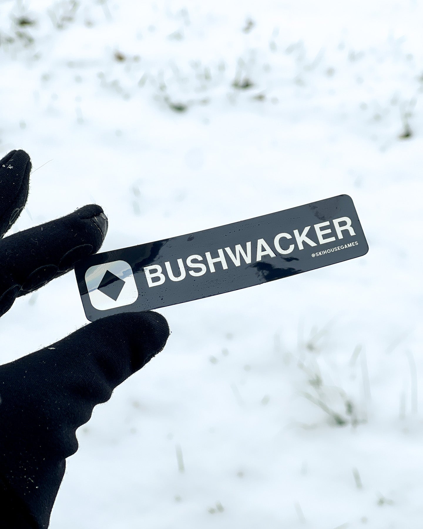 Bushwacker Holographic Ski Sticker