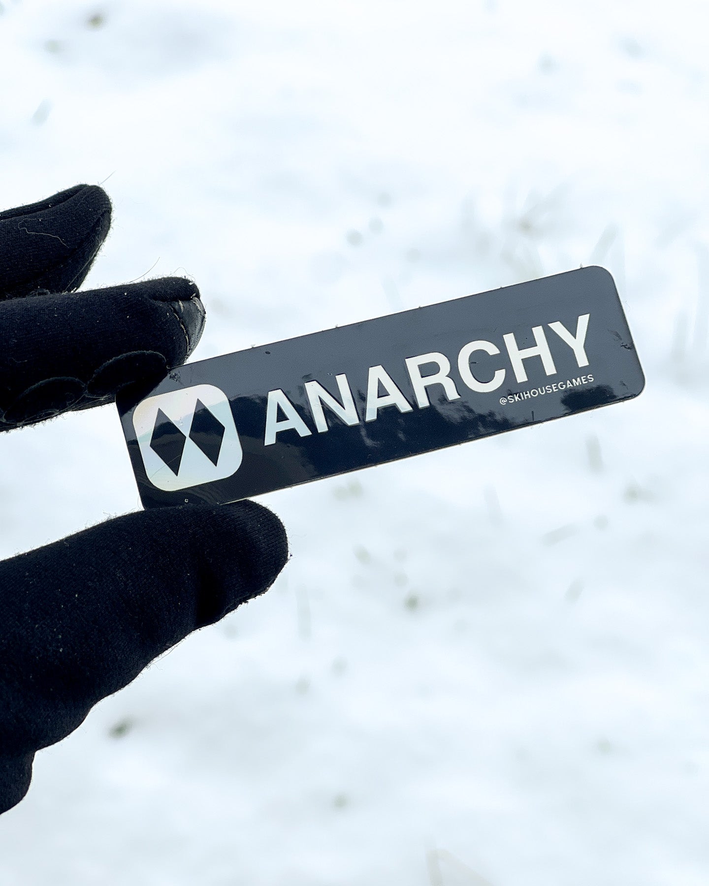 Anarchy Holographic Killington Ski Sticker