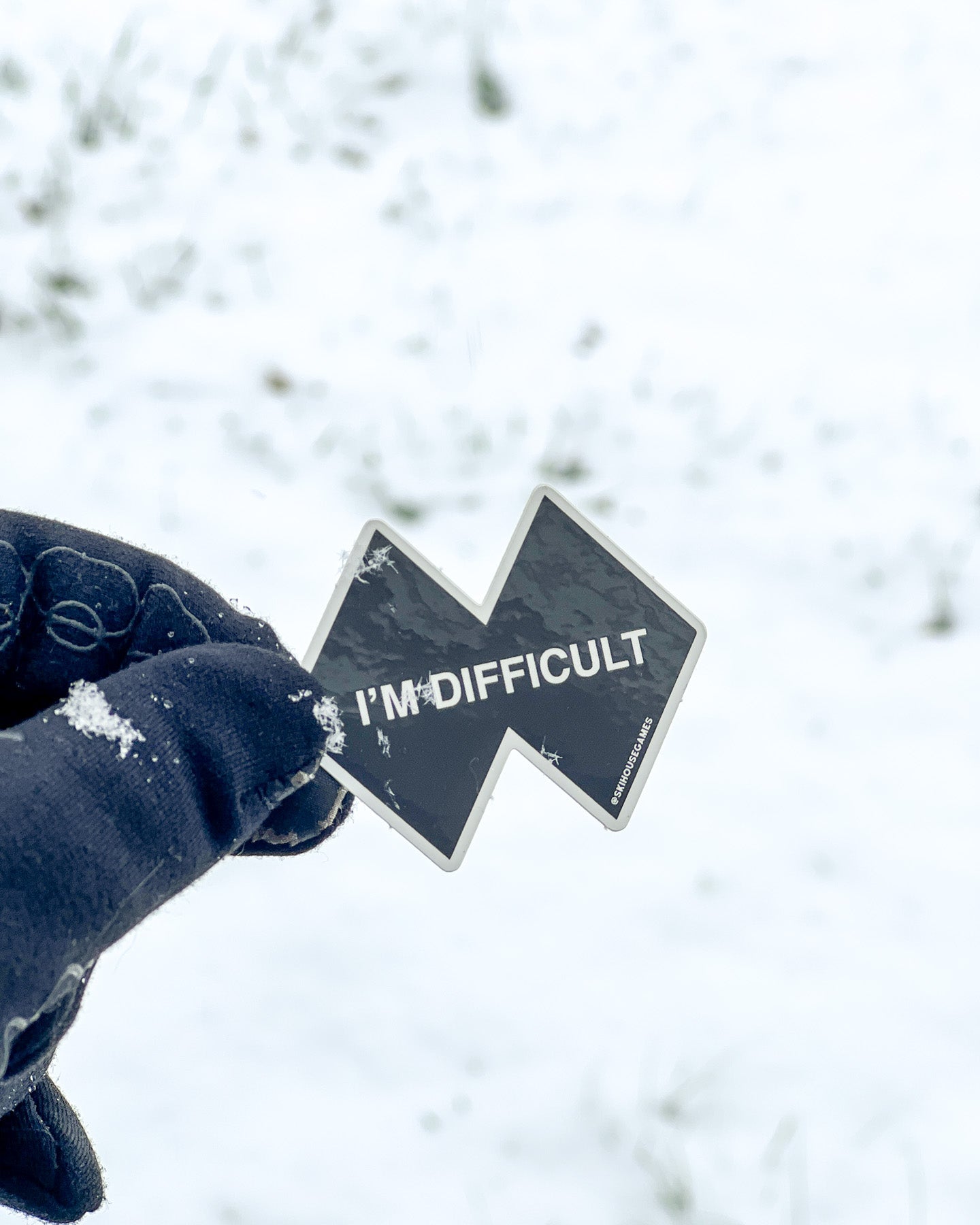 I'm Difficult Vinyl Black Diamond Sticker