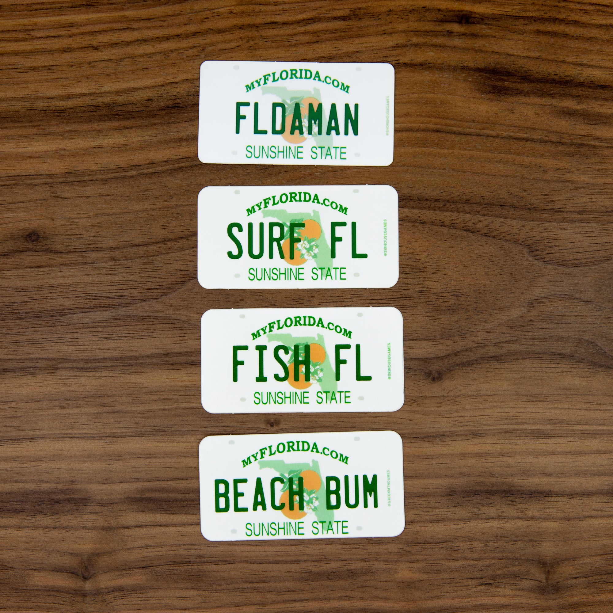 Beach Bum FL - Florida License Plate Sticker