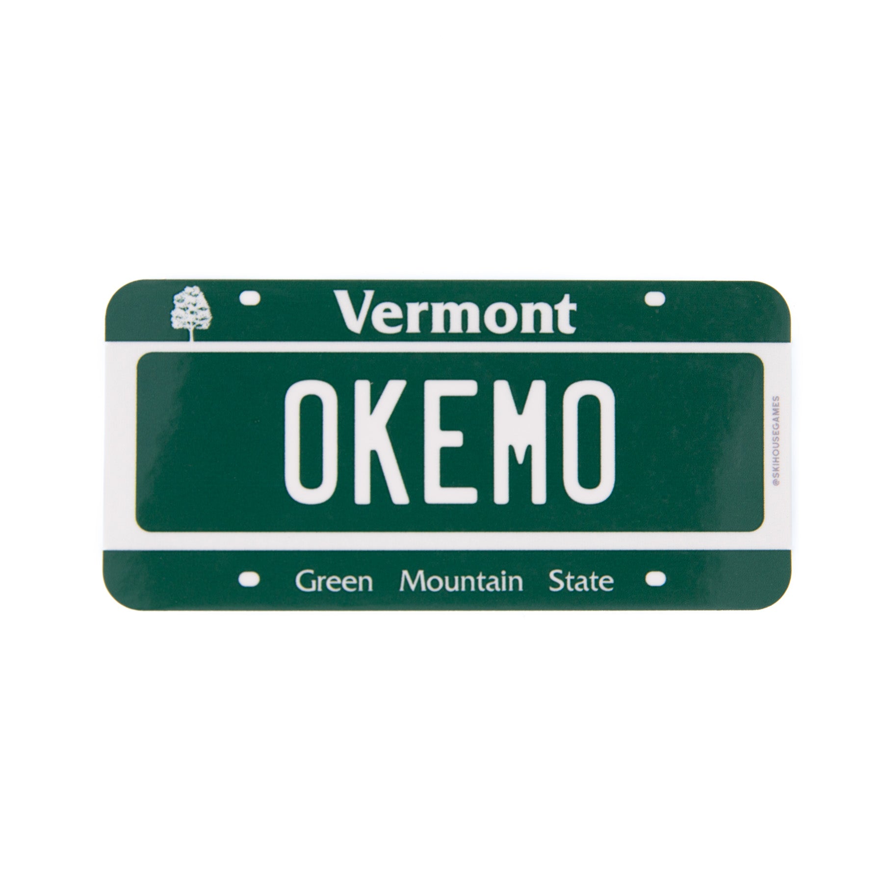 Okemo VT - Vermont License Plate Sticker