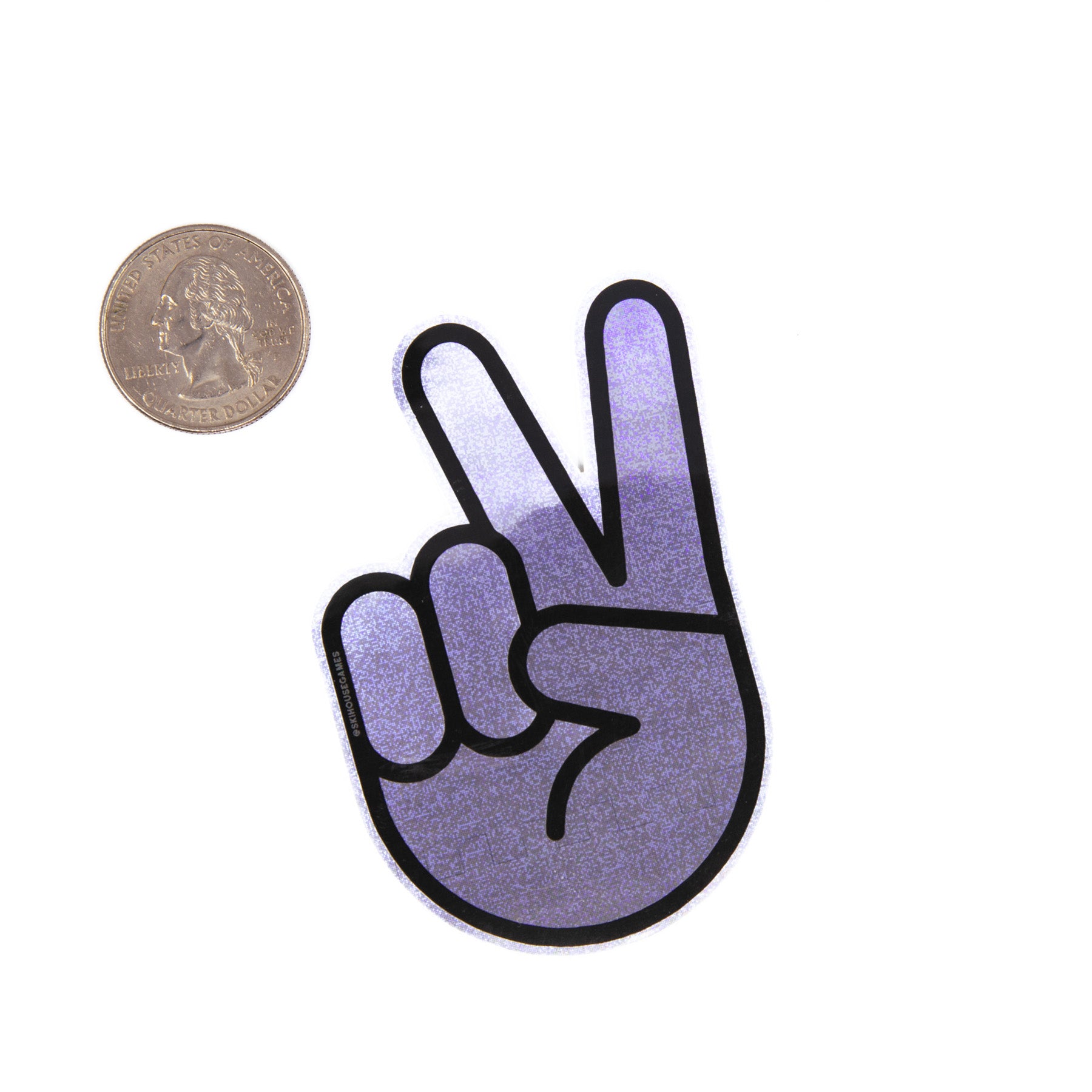 Peace Sign Pixie Dust Sticker