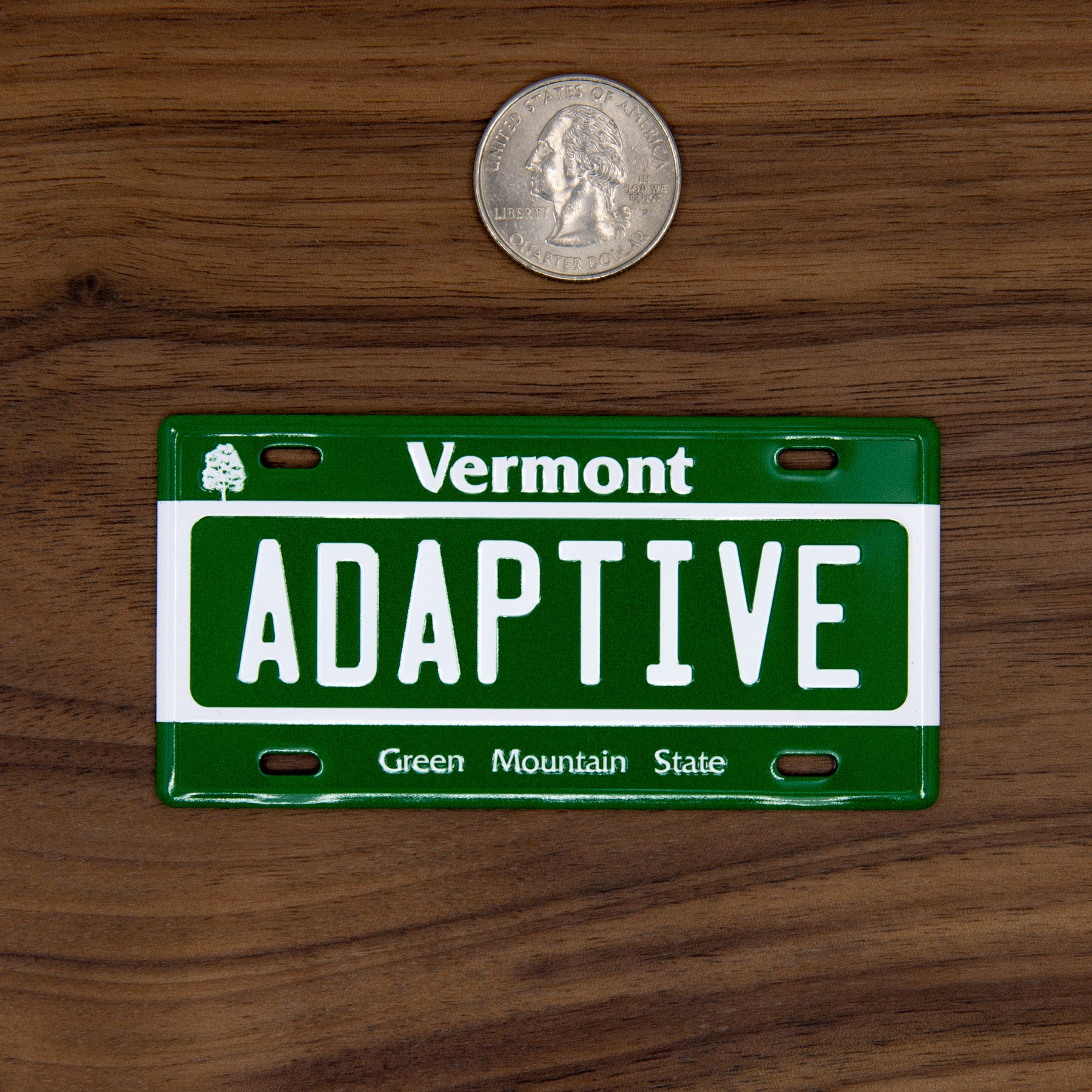 Support VT Adaptive - Vermont License Plate Magnet