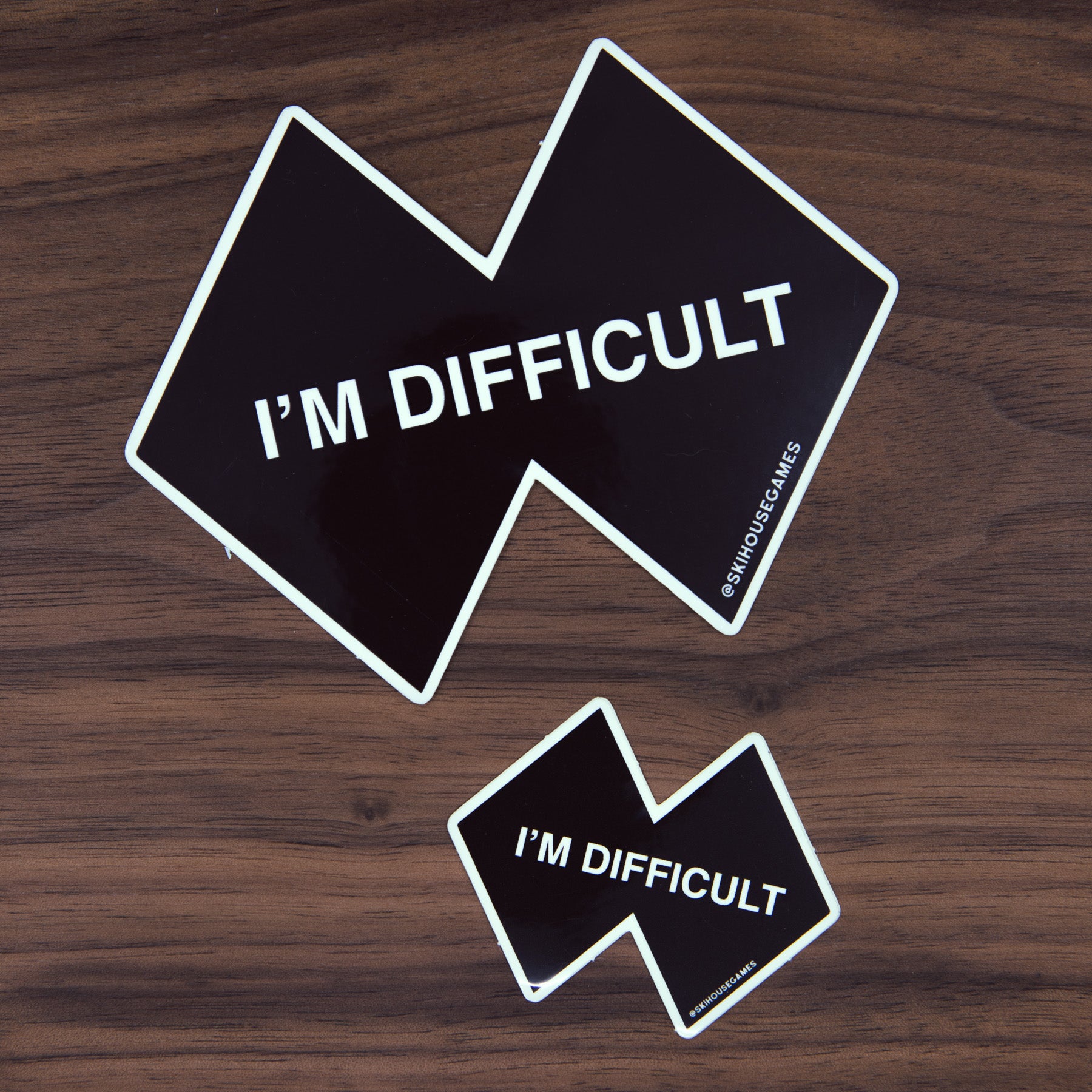 I'm Difficult Vinyl Black Diamond Sticker