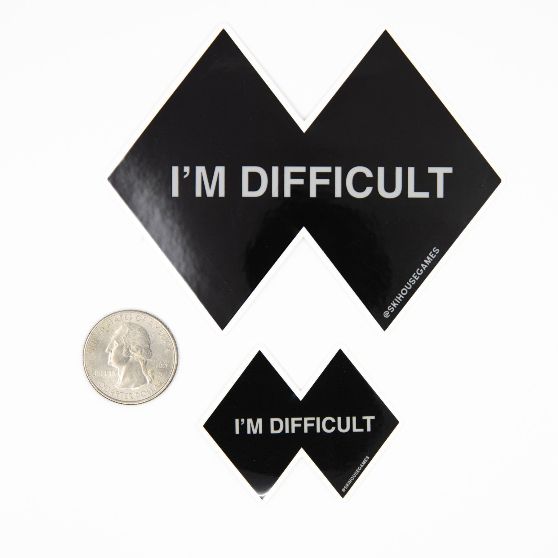 I'm Difficult Vinyl Black Diamond Sticker