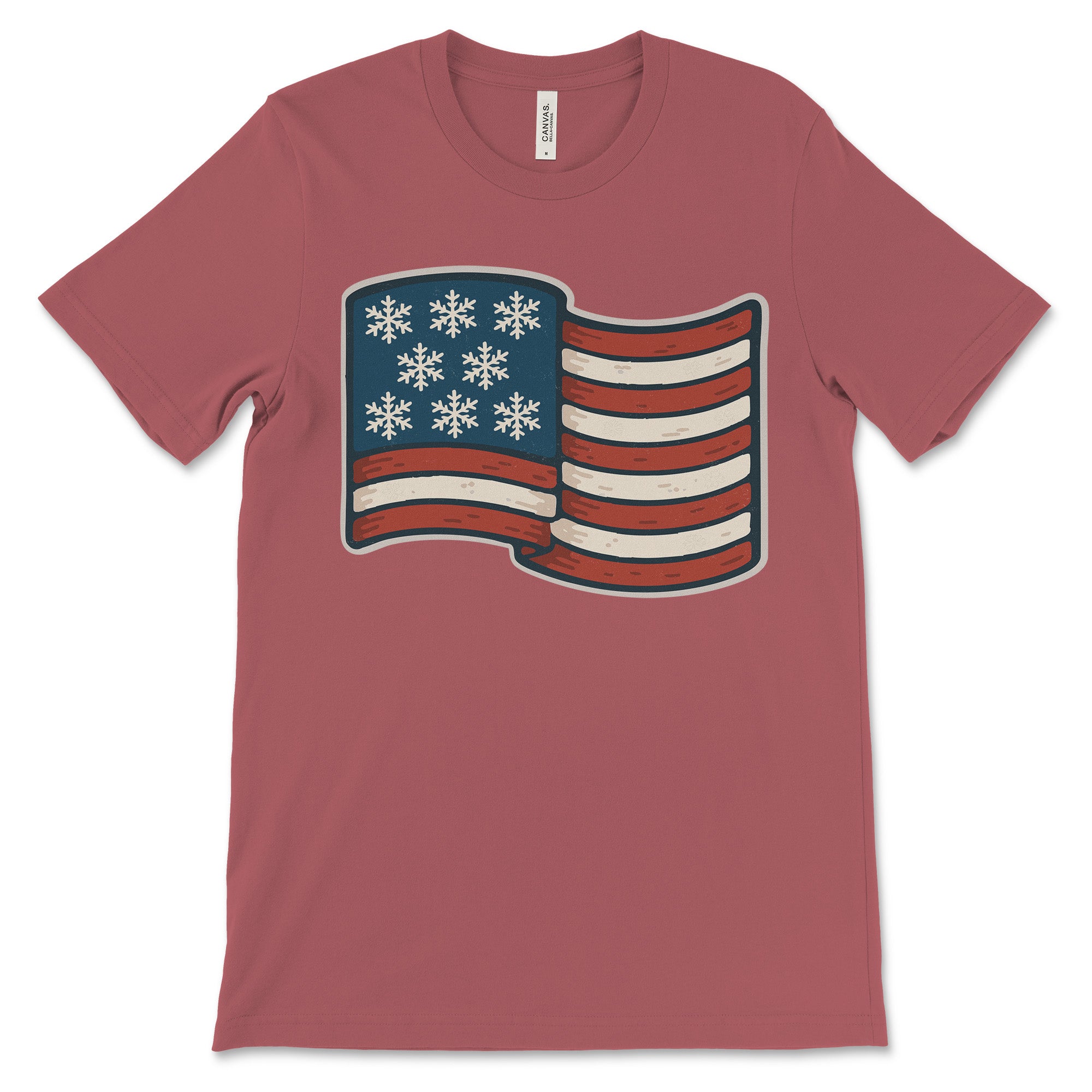 Snowy Flag T-Shirt