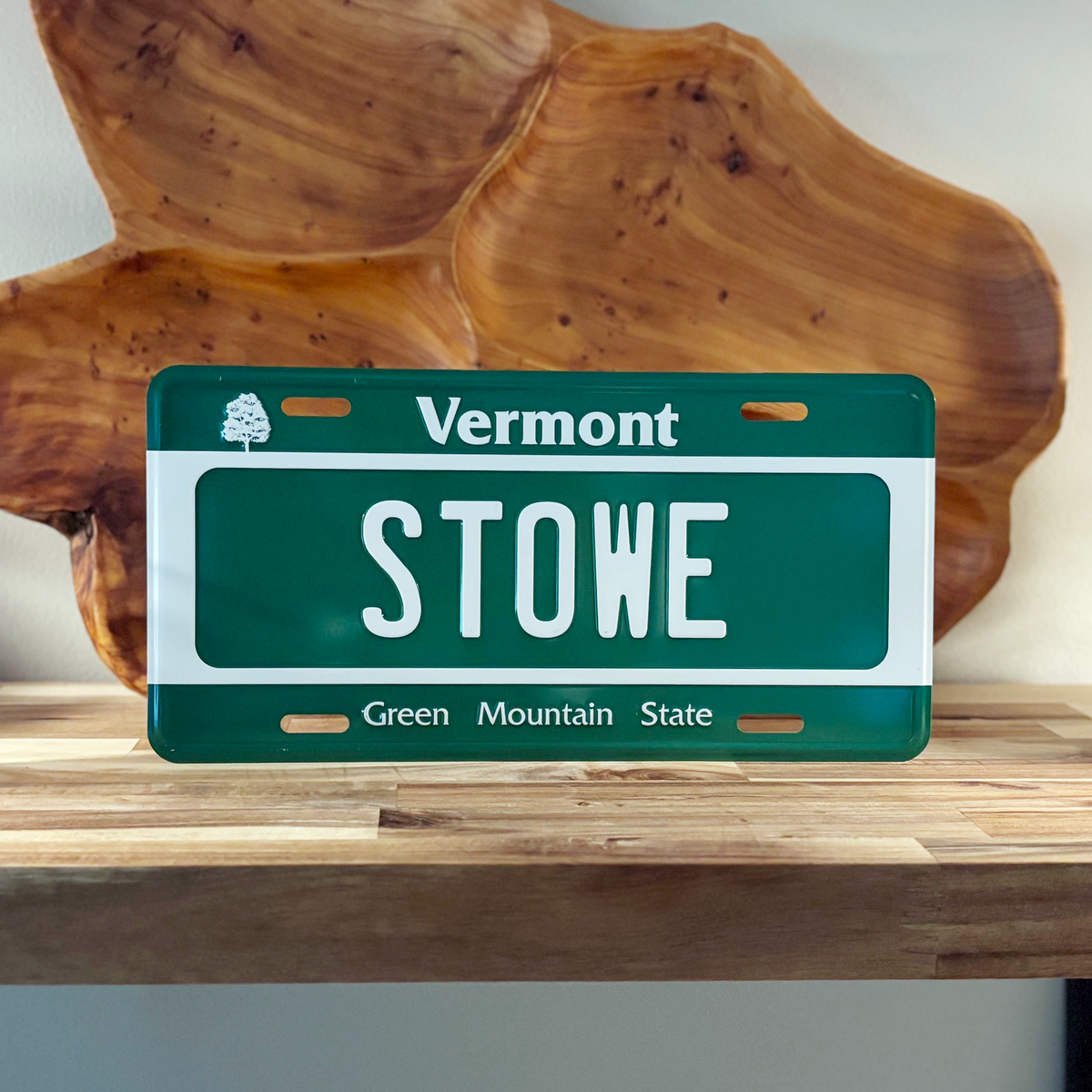 Stowe - Vermont Full Size Novelty License Plate