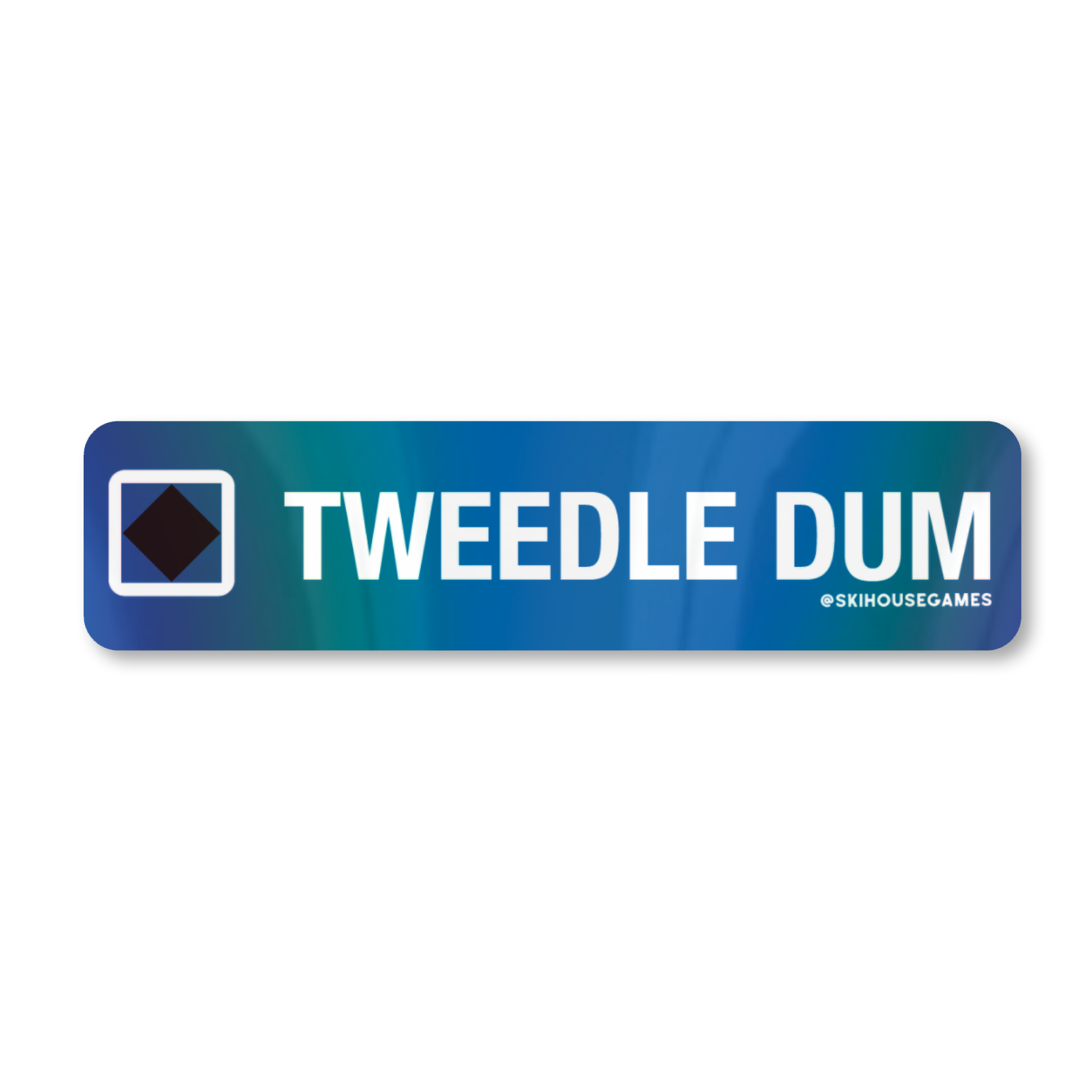Tweedle Dum Holographic Sticker | Winter Park, CO