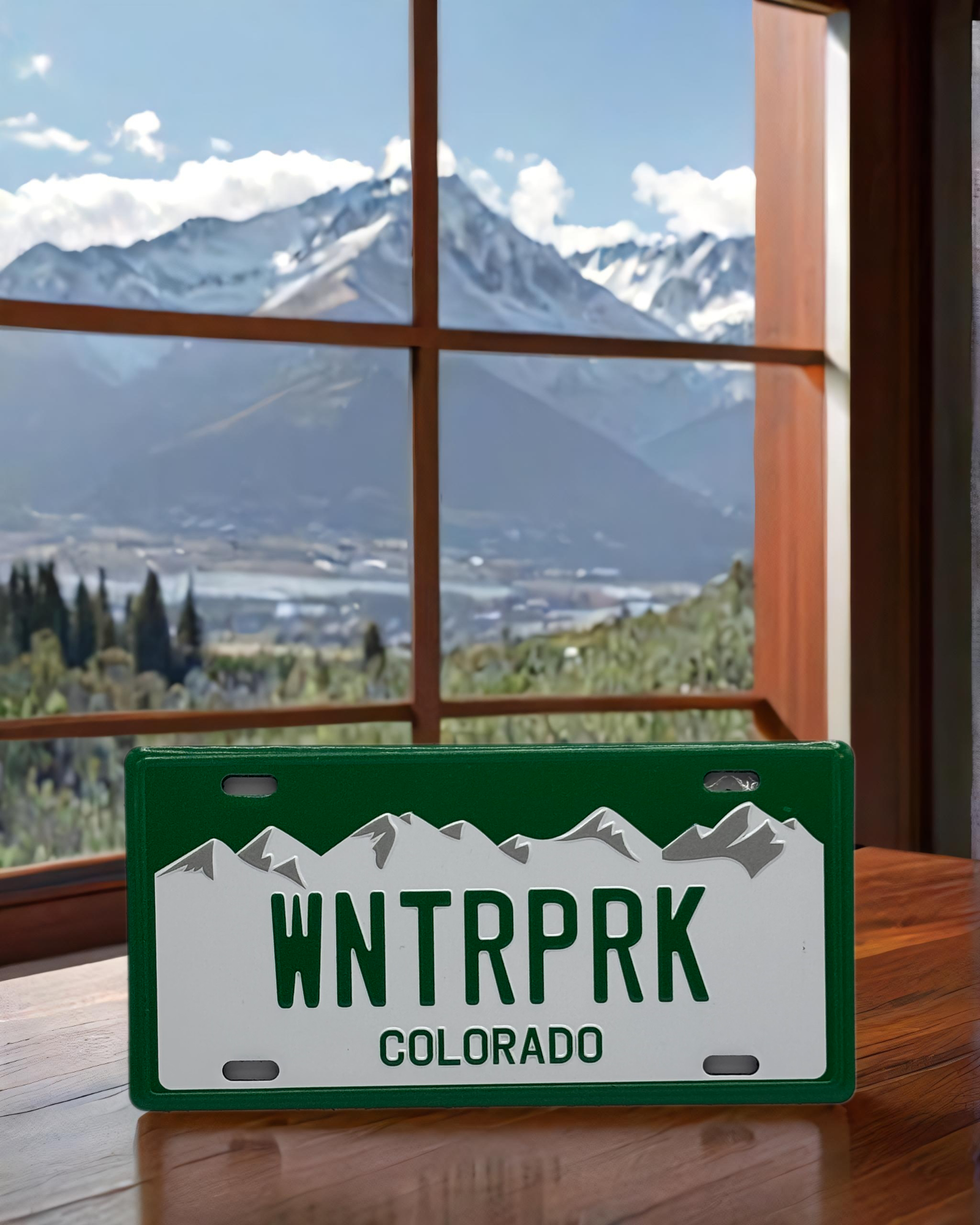 WNTRPRK - Colorado License Plate Magnet