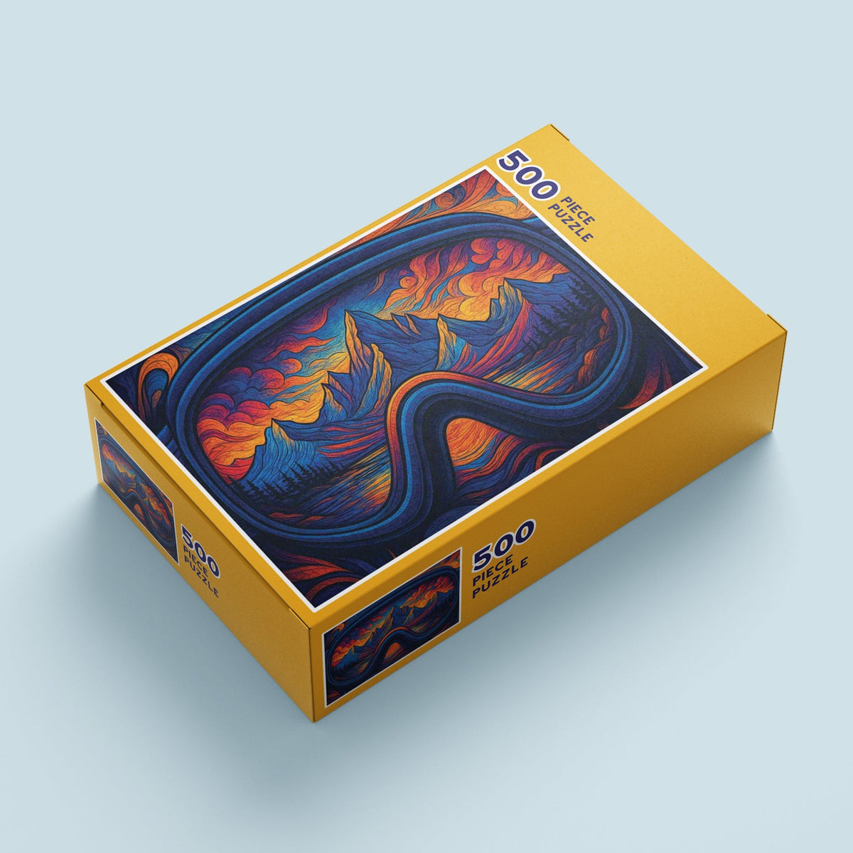 "The View From Here" Ski Goggles Puzzle