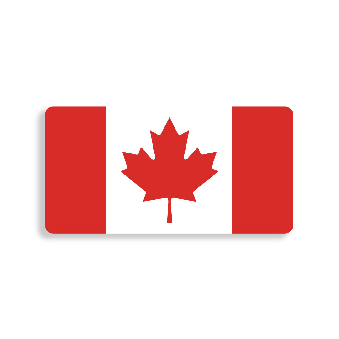 Canada Flag Holographic Sticker
