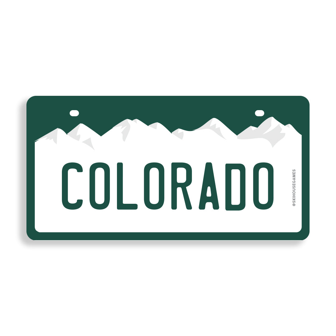 Colorado License Plate Sticker
