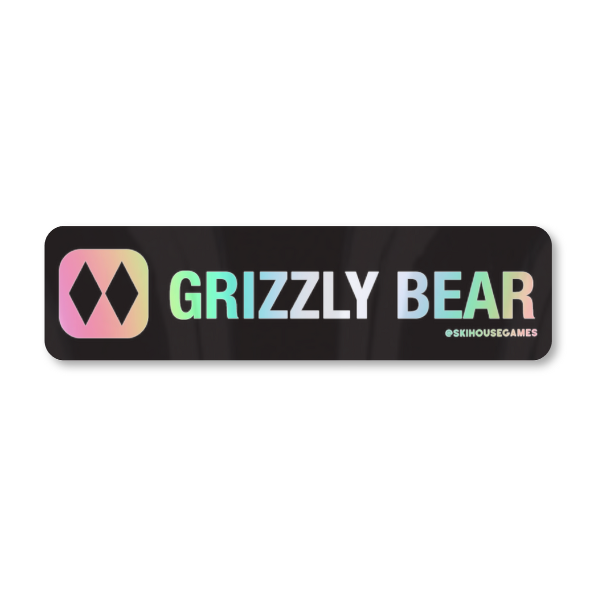 Grizzly Bear - Stratton, VT Ski Trail Sticker