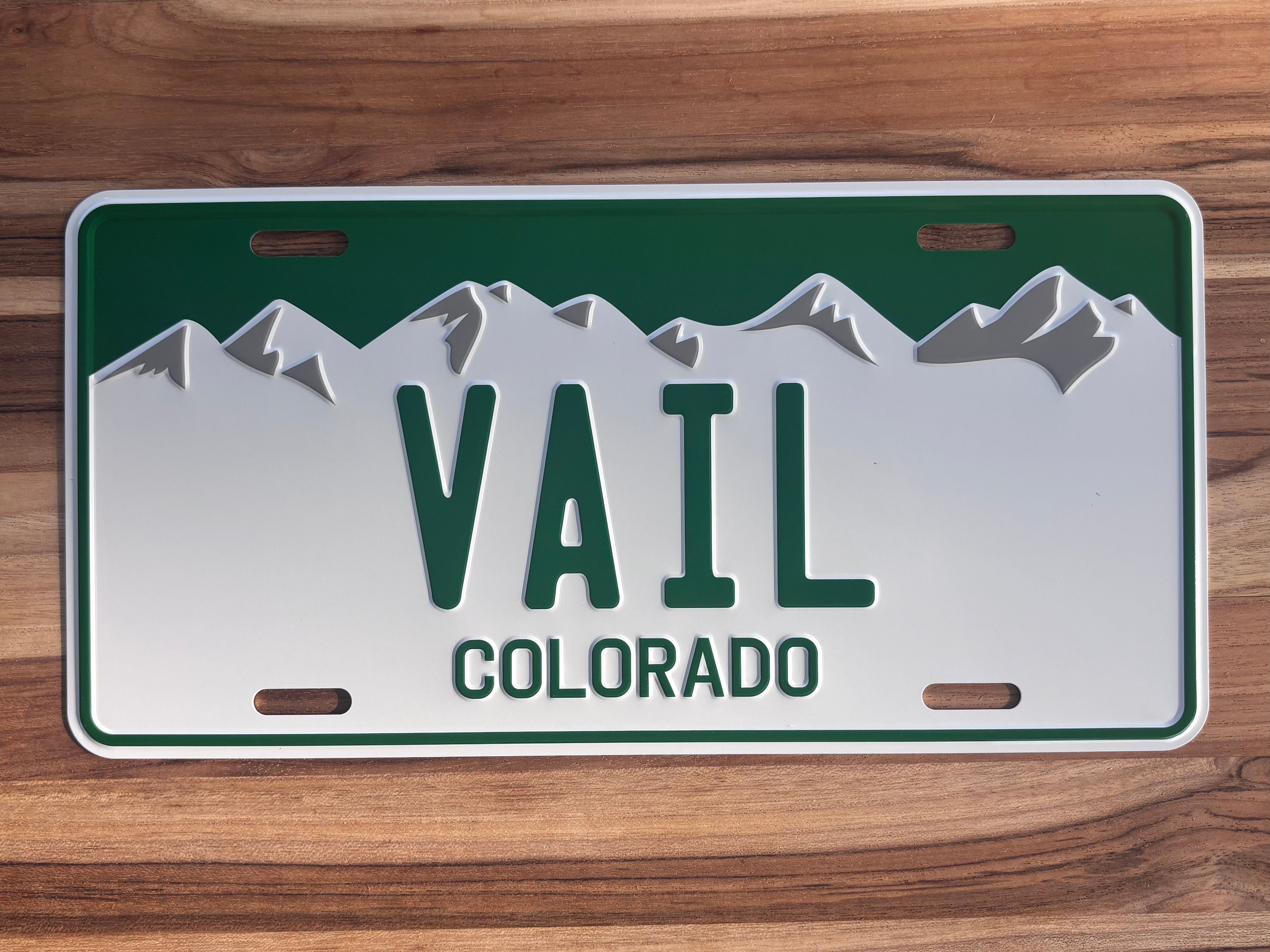 Vail - Colorado Novelty License Plate