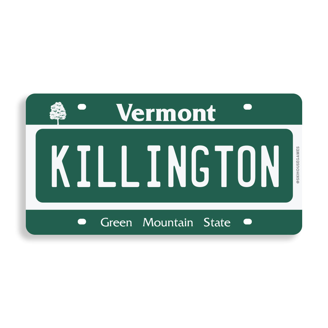 Killington VT - Vermont License Plate Sticker