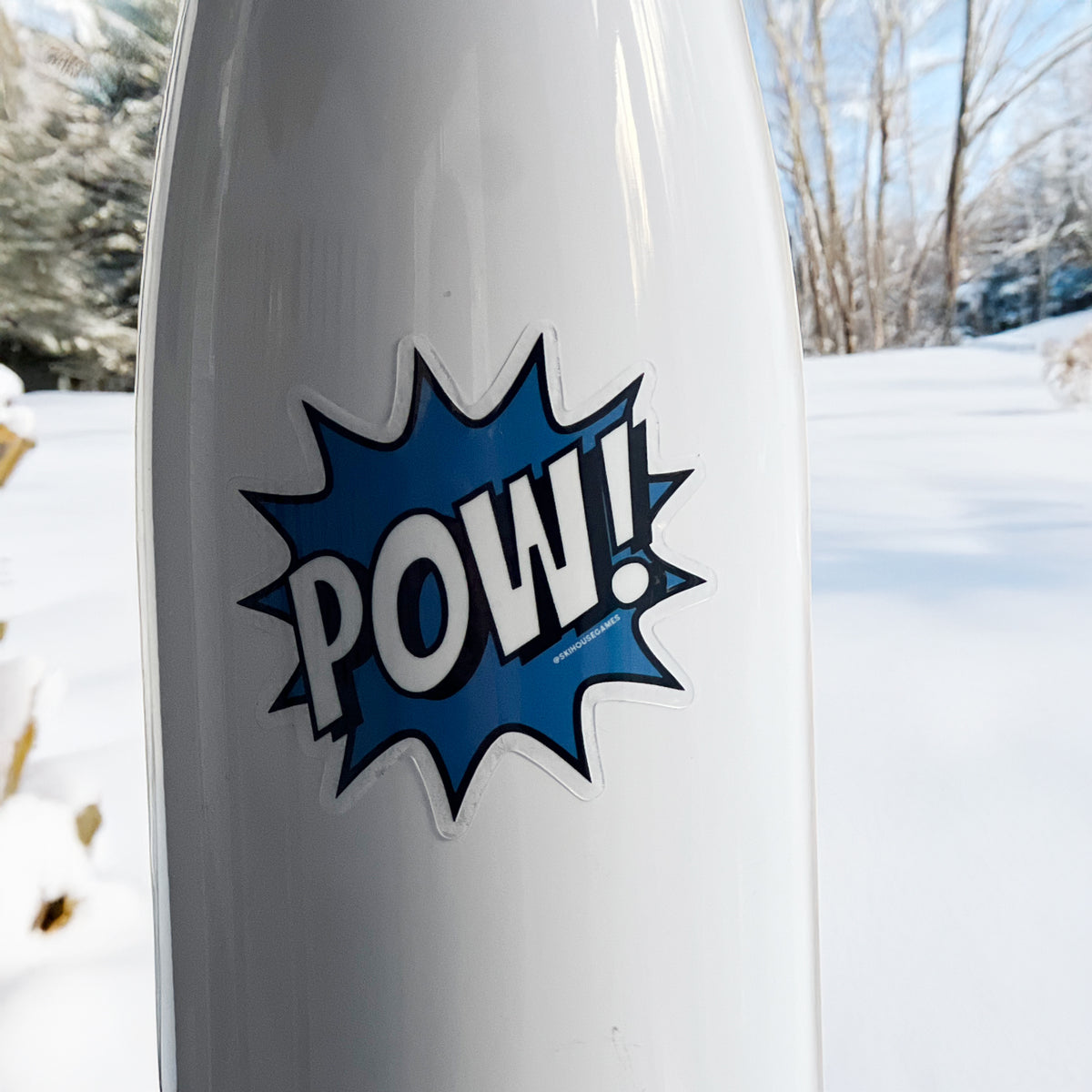 Pow! Comic Book Ski and Snowboard Sticker