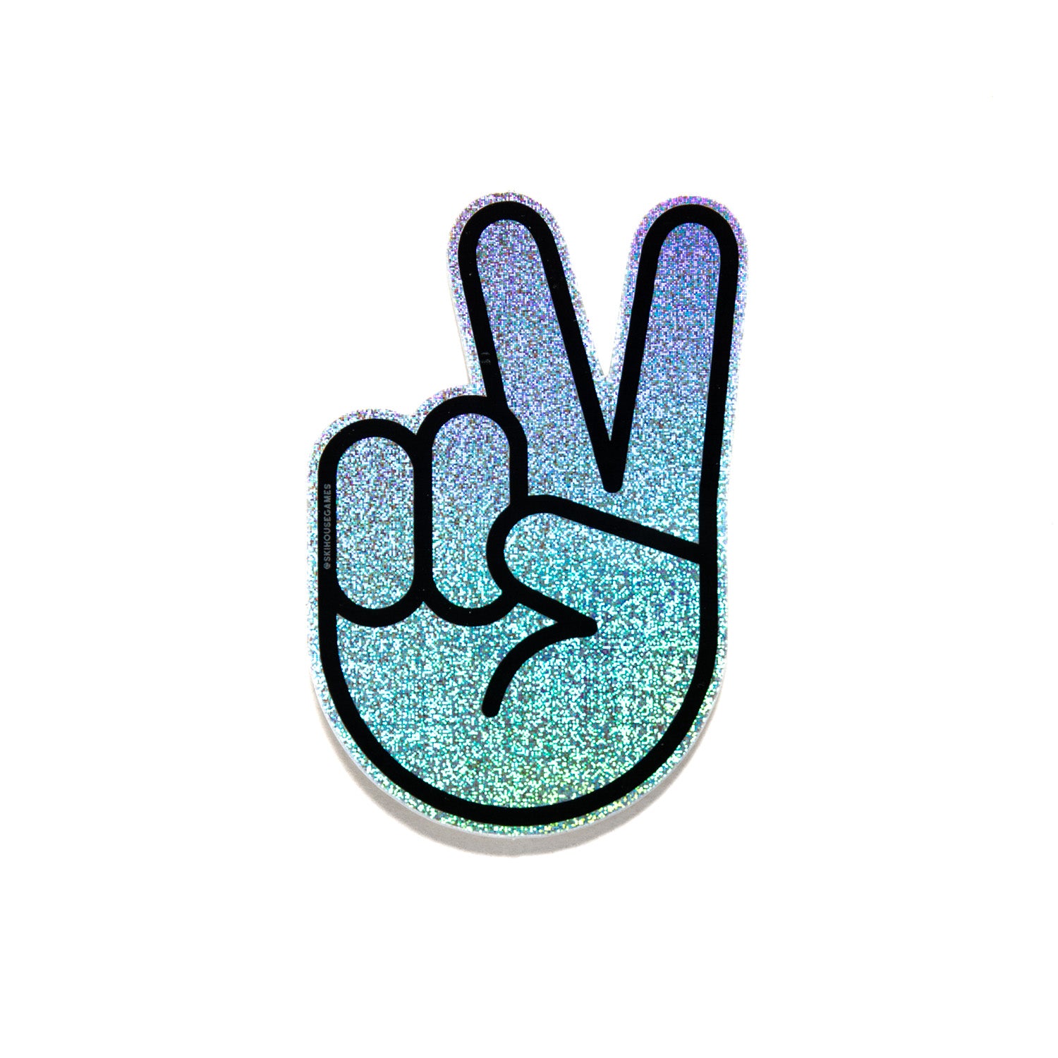 Peace Sign Pixie Dust Sticker