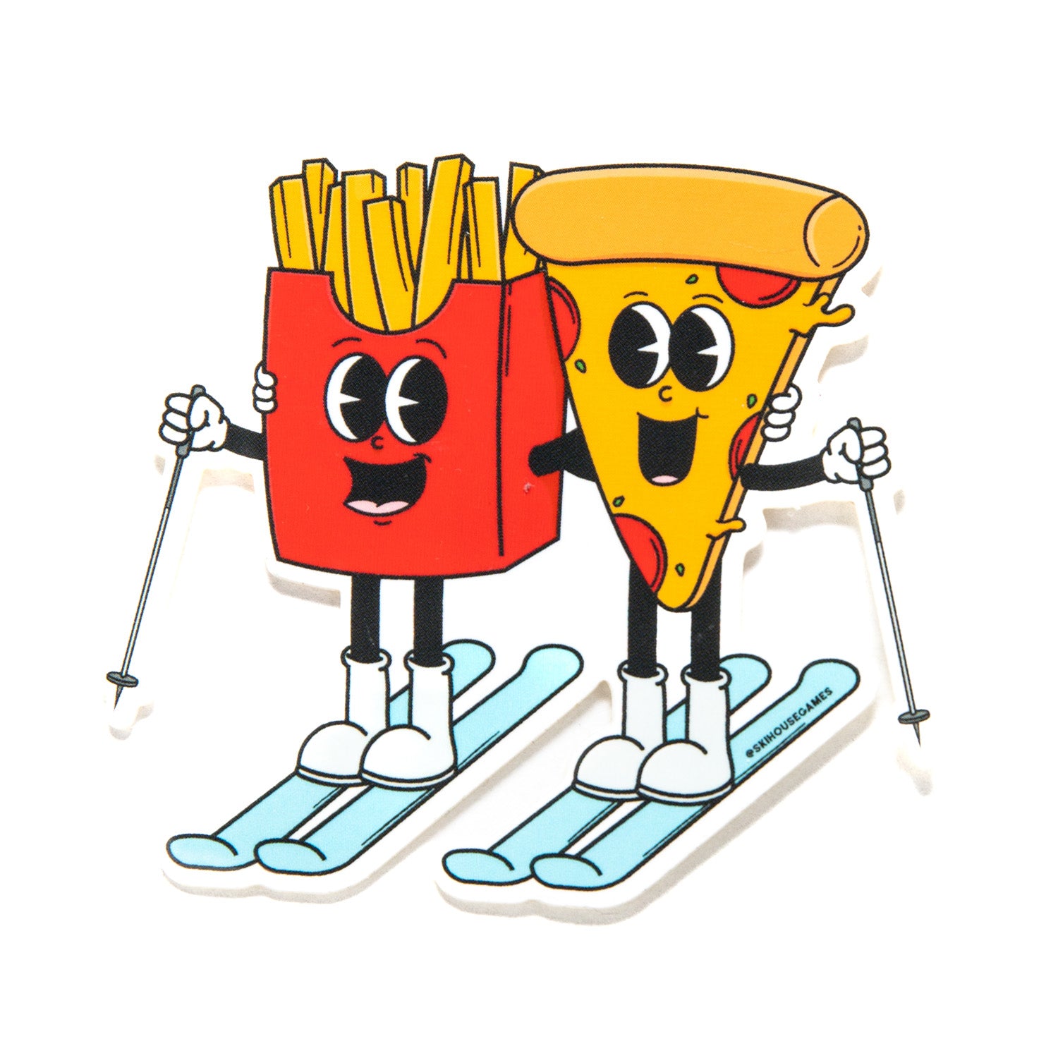 Pizza + French Fry Sticker