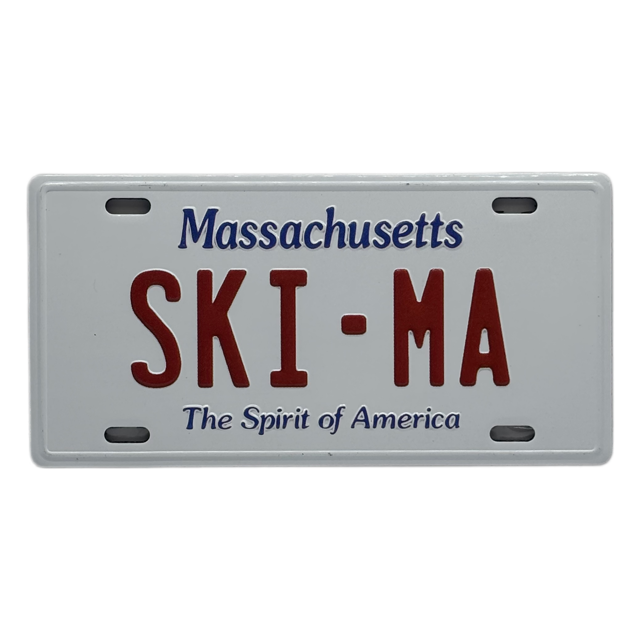 SKI MA - Massachusetts License Plate Magnet