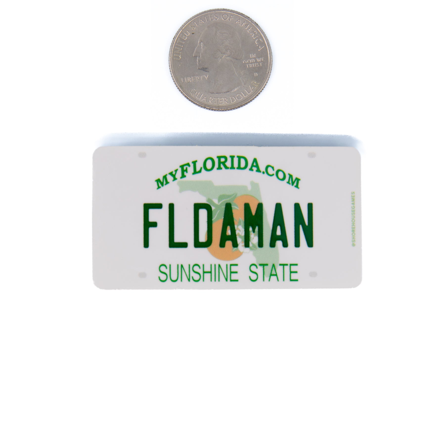 Florida Man - Florida License Plate Sticker
