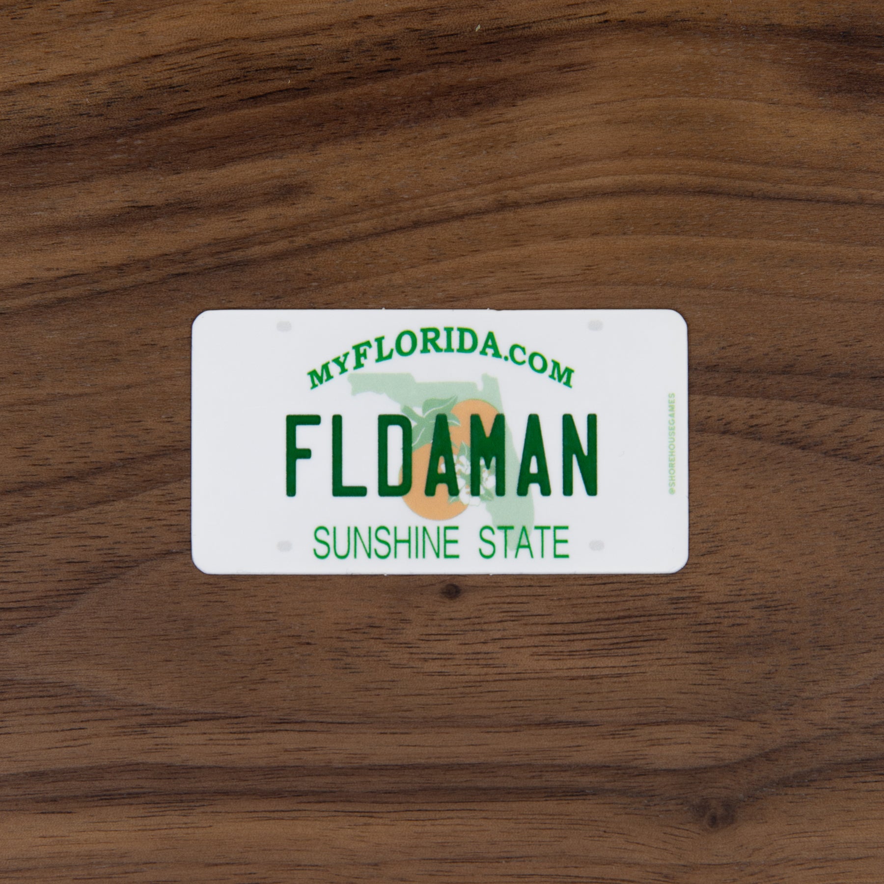 Florida Man - Florida License Plate Sticker