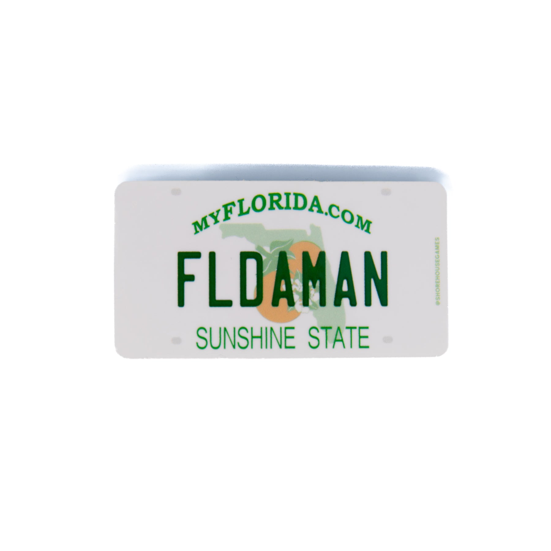 Florida Man - Florida License Plate Sticker
