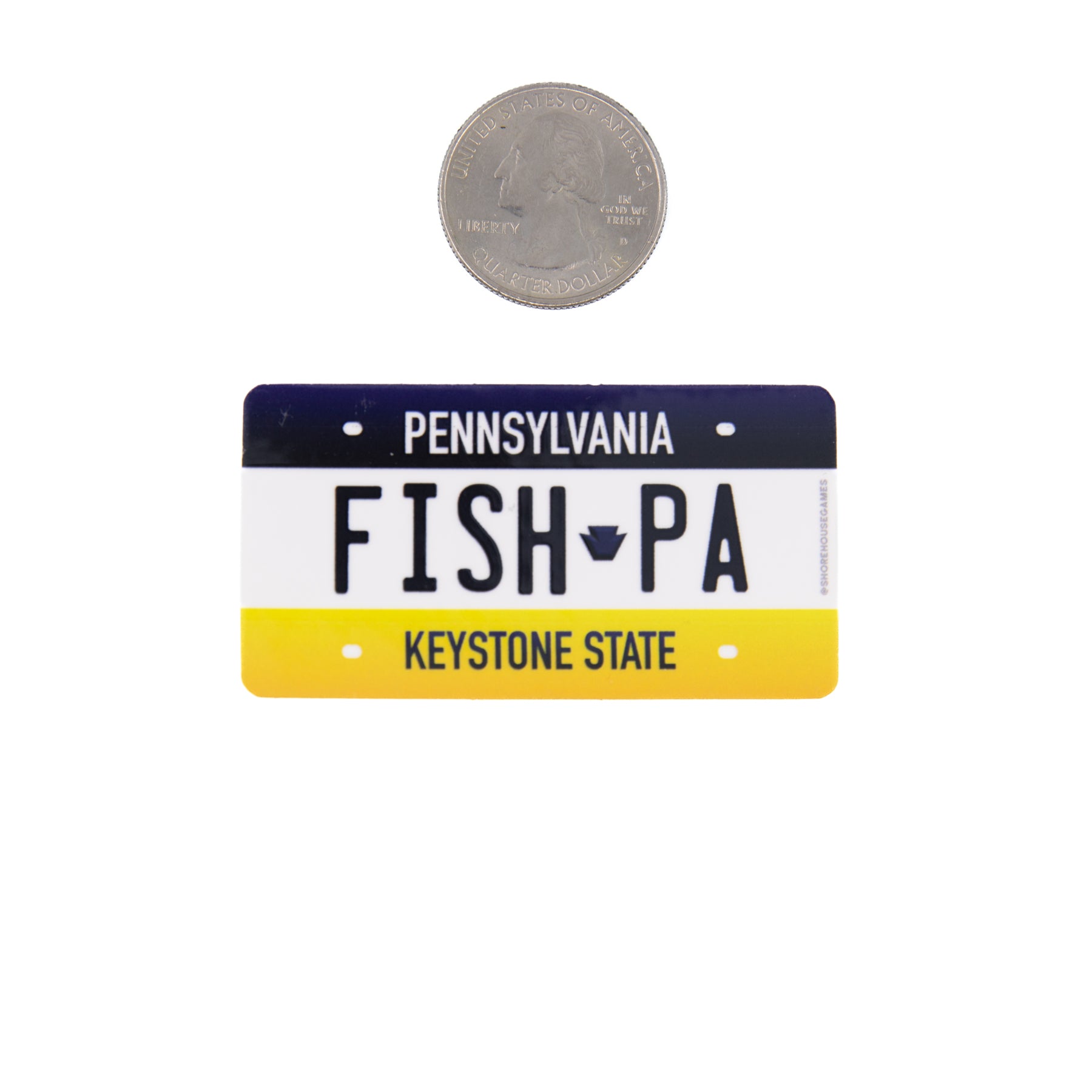 Fish PA - Pennsylvania License Plate Sticker