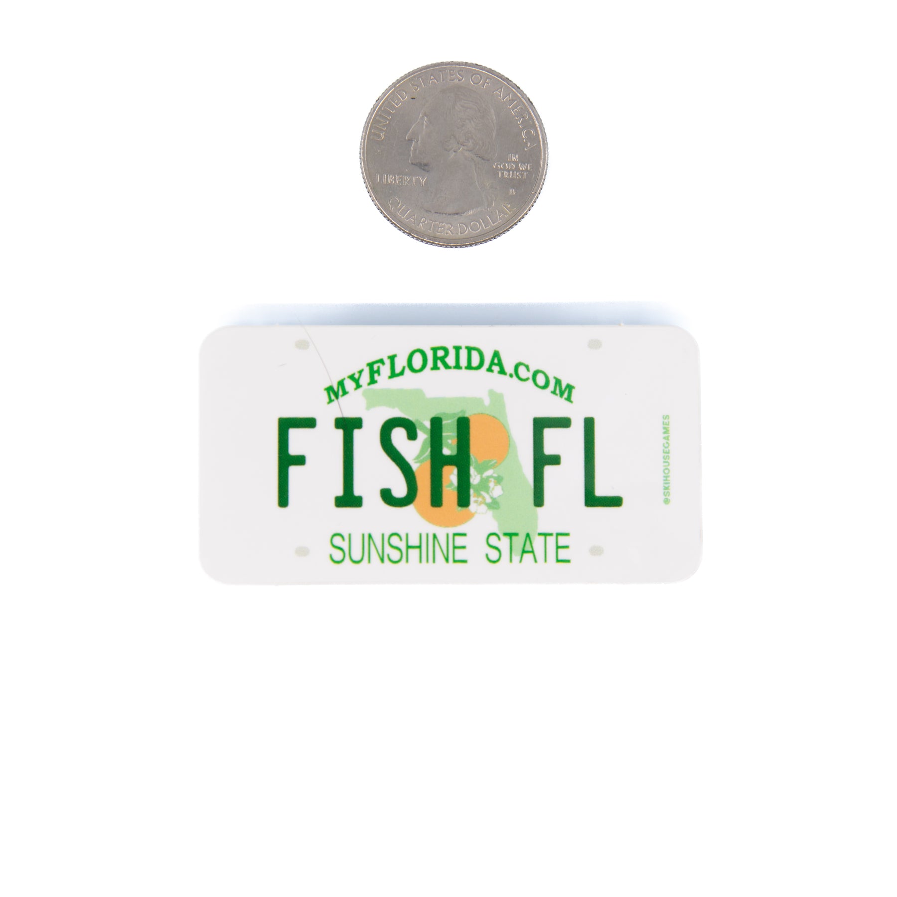 Fish FL - Florida Fish License Plate Sticker