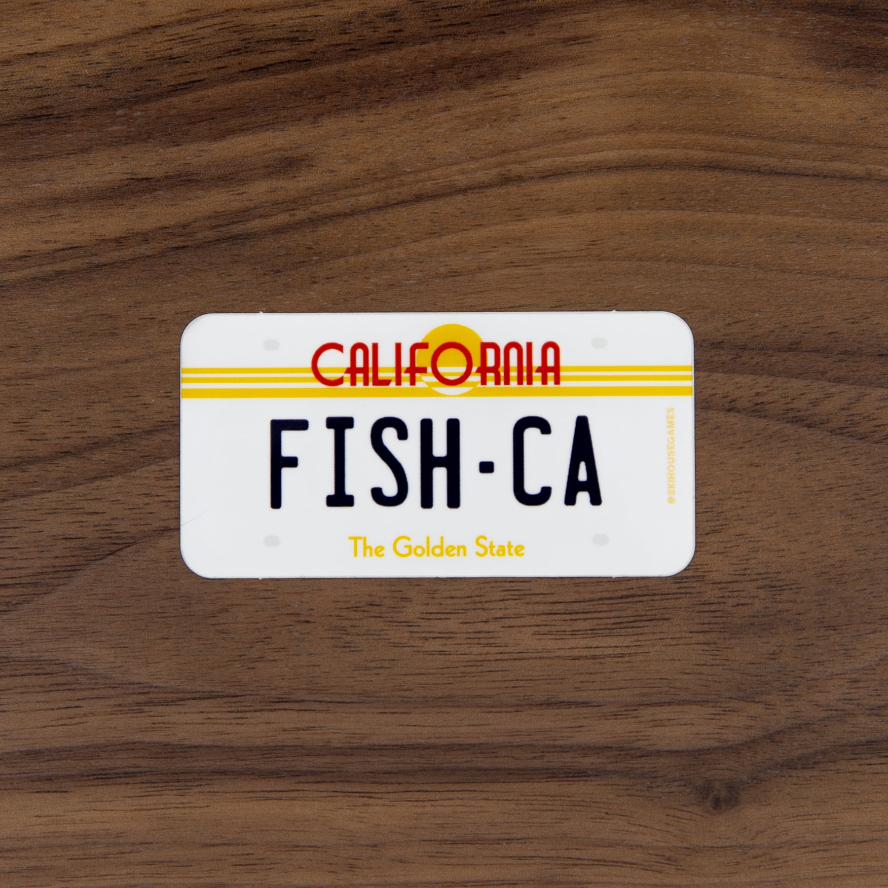 Fish CA - California Fish License Plate Sticker