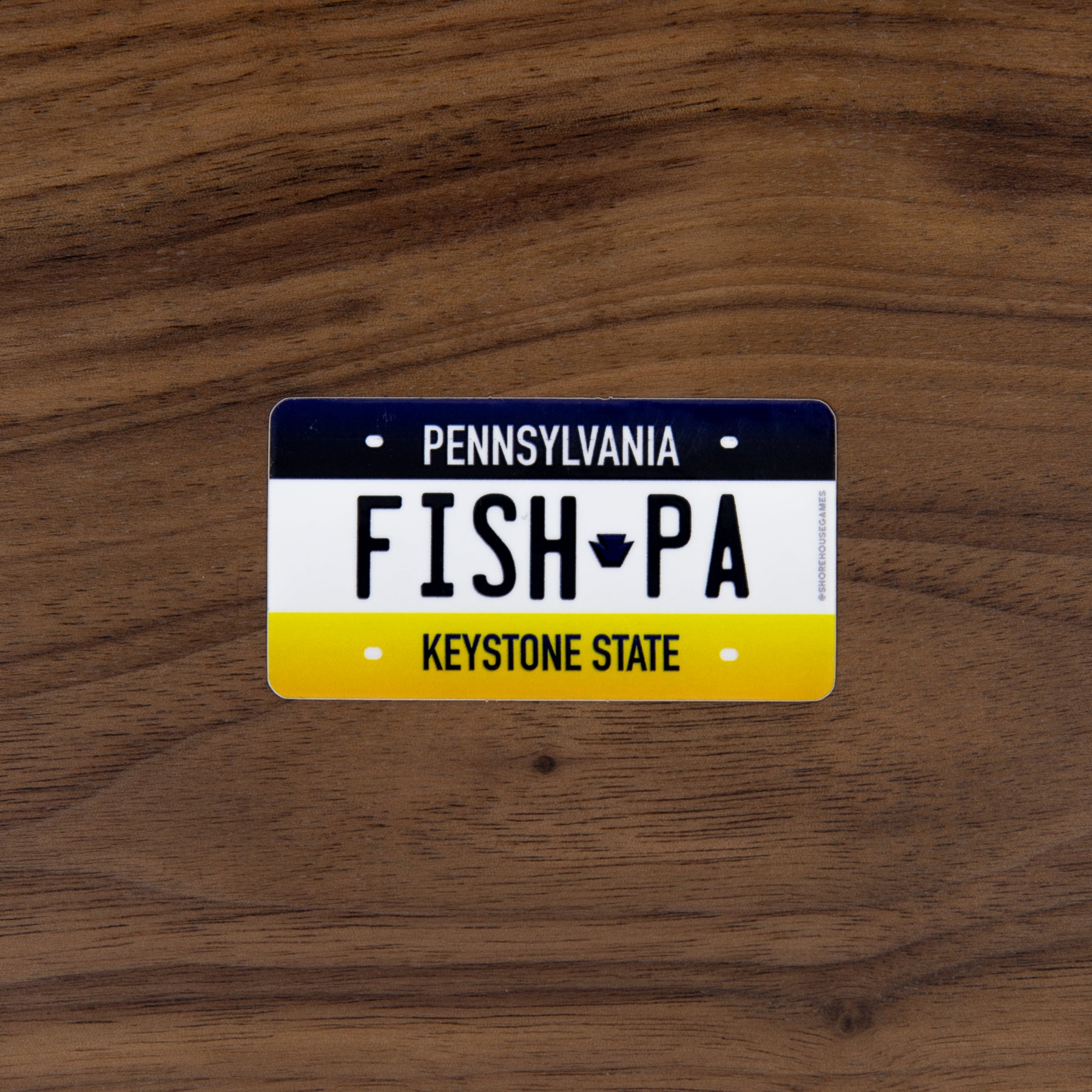 Fish PA - Pennsylvania License Plate Sticker
