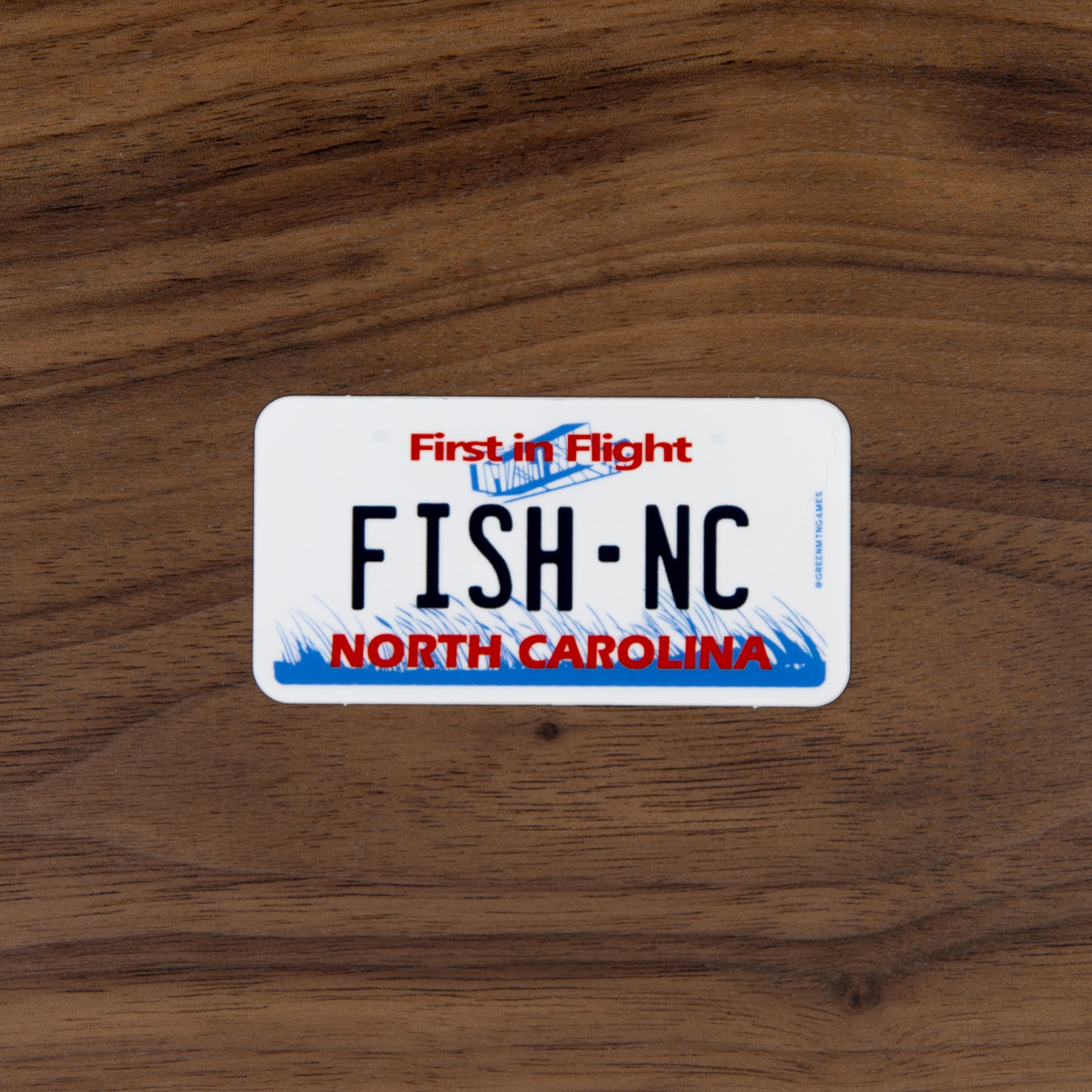 Fish NC - North Carolina License Plate Sticker