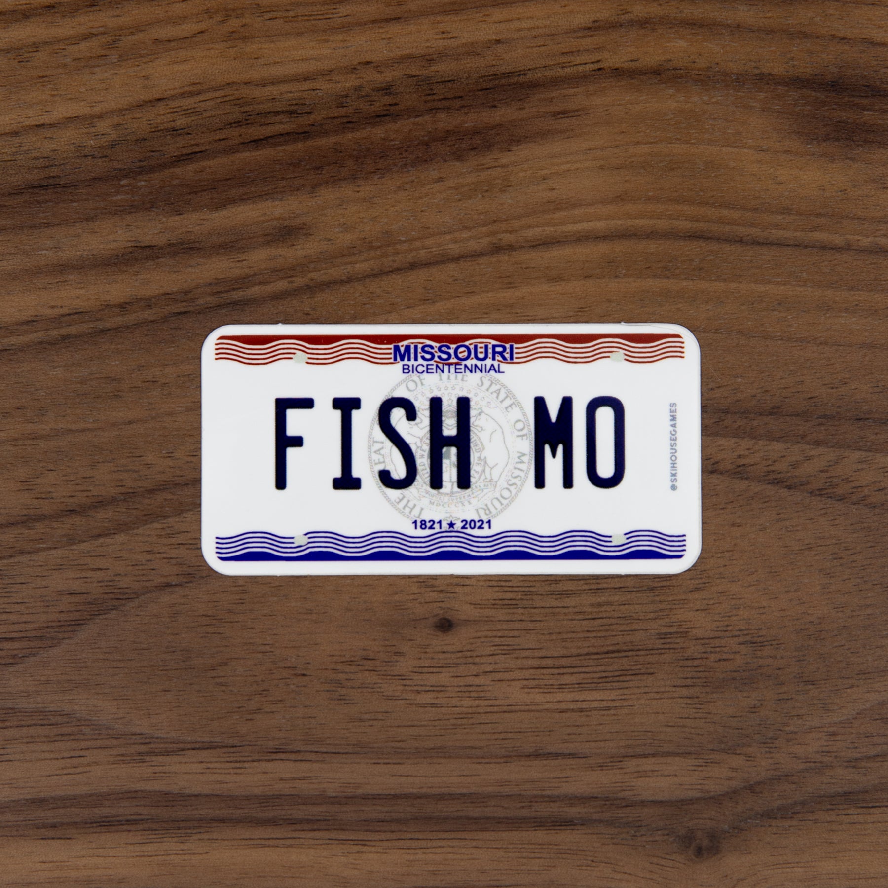 Fish MO - Missouri Fish License Plate Sticker
