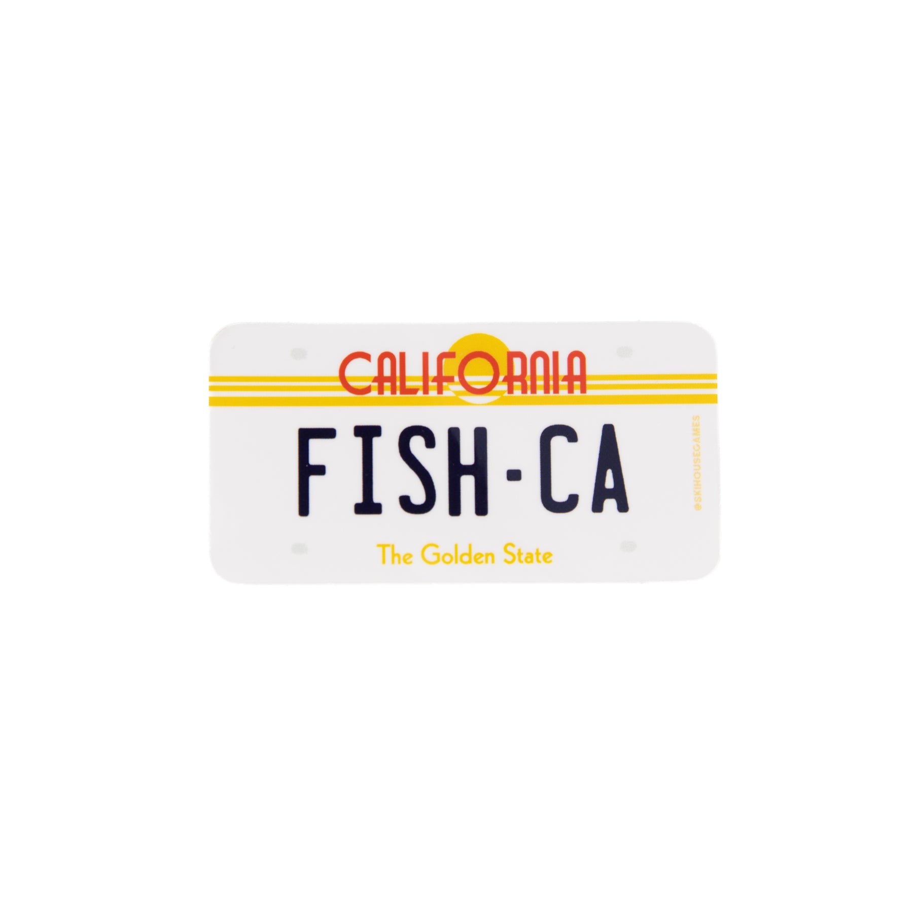 Fish CA - California Fish License Plate Sticker