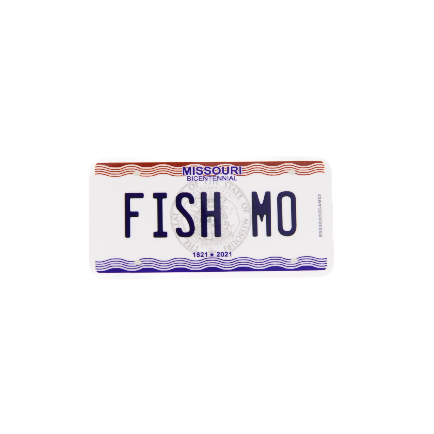 Fish MO - Missouri Fish License Plate Sticker