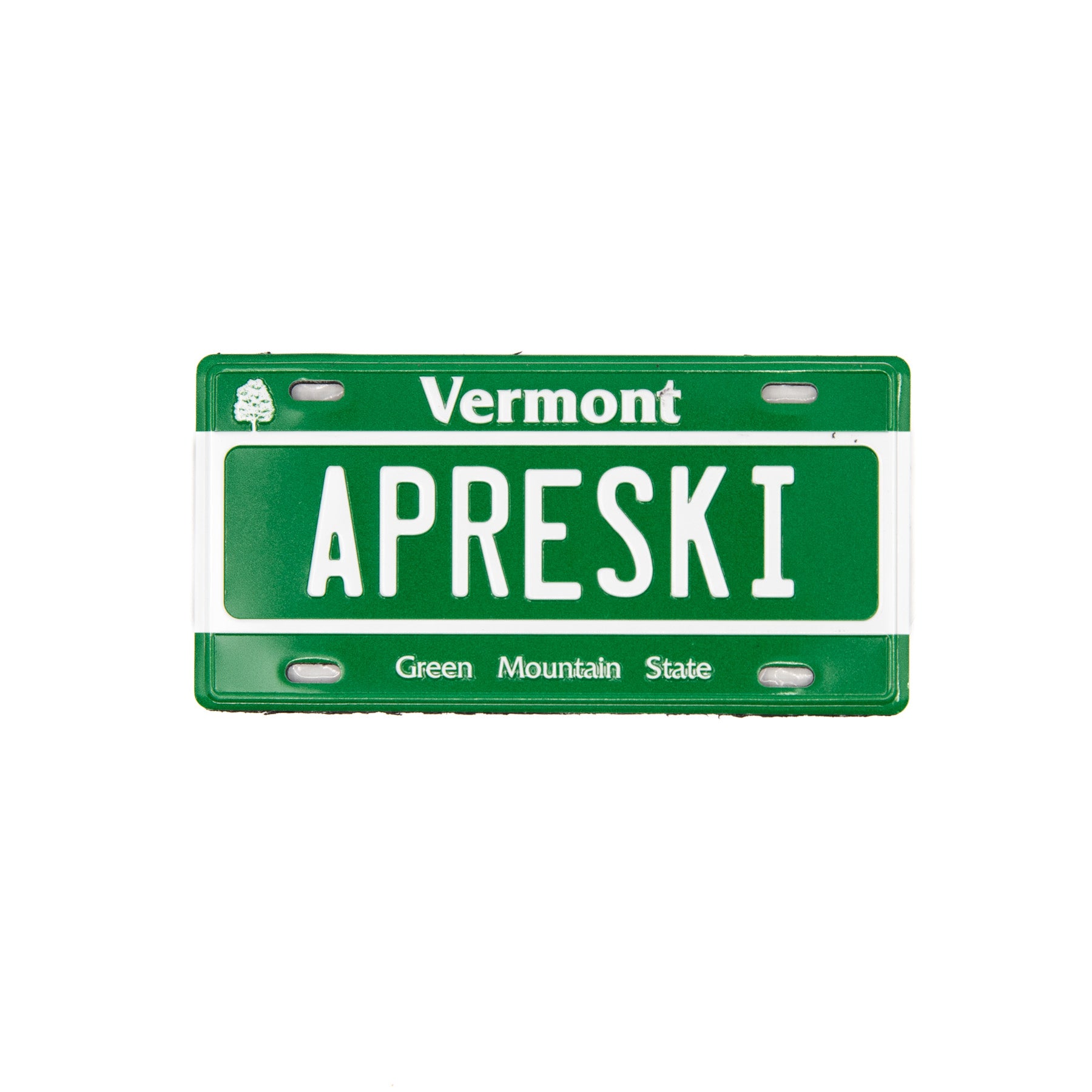 APRESKI - Vermont License Plate Magnet