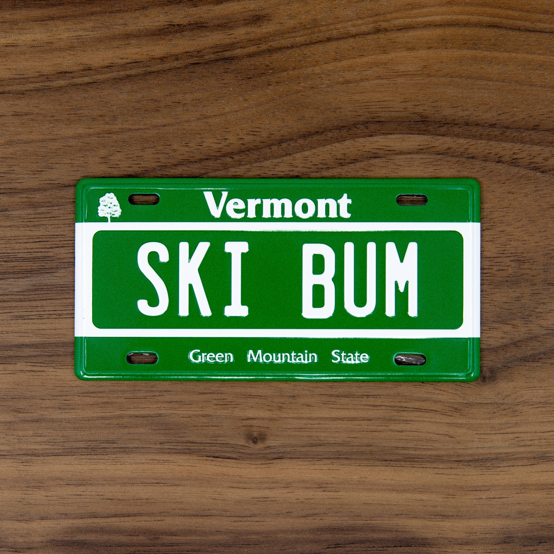SKI BUM - Vermont License Plate Magnet