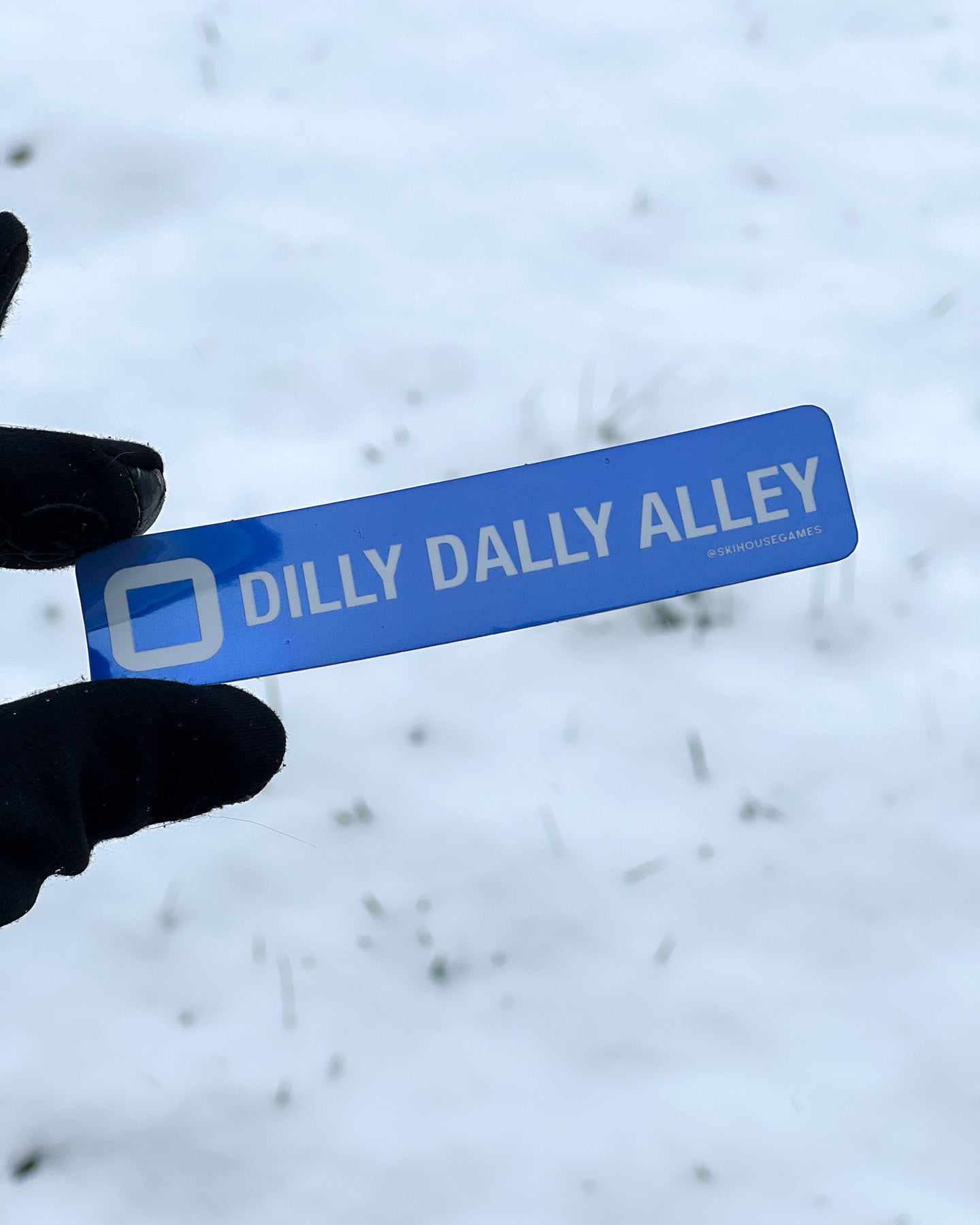 Dilly Dally Alley Holographic Sticker | Winter Park, CO