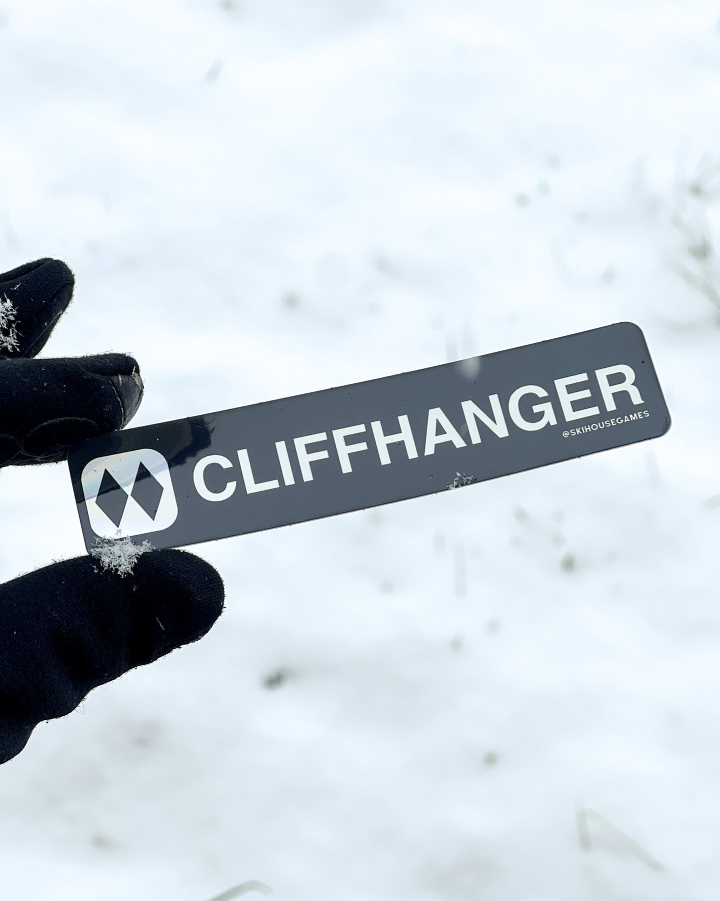 Cliffhanger Holographic Ski Sticker