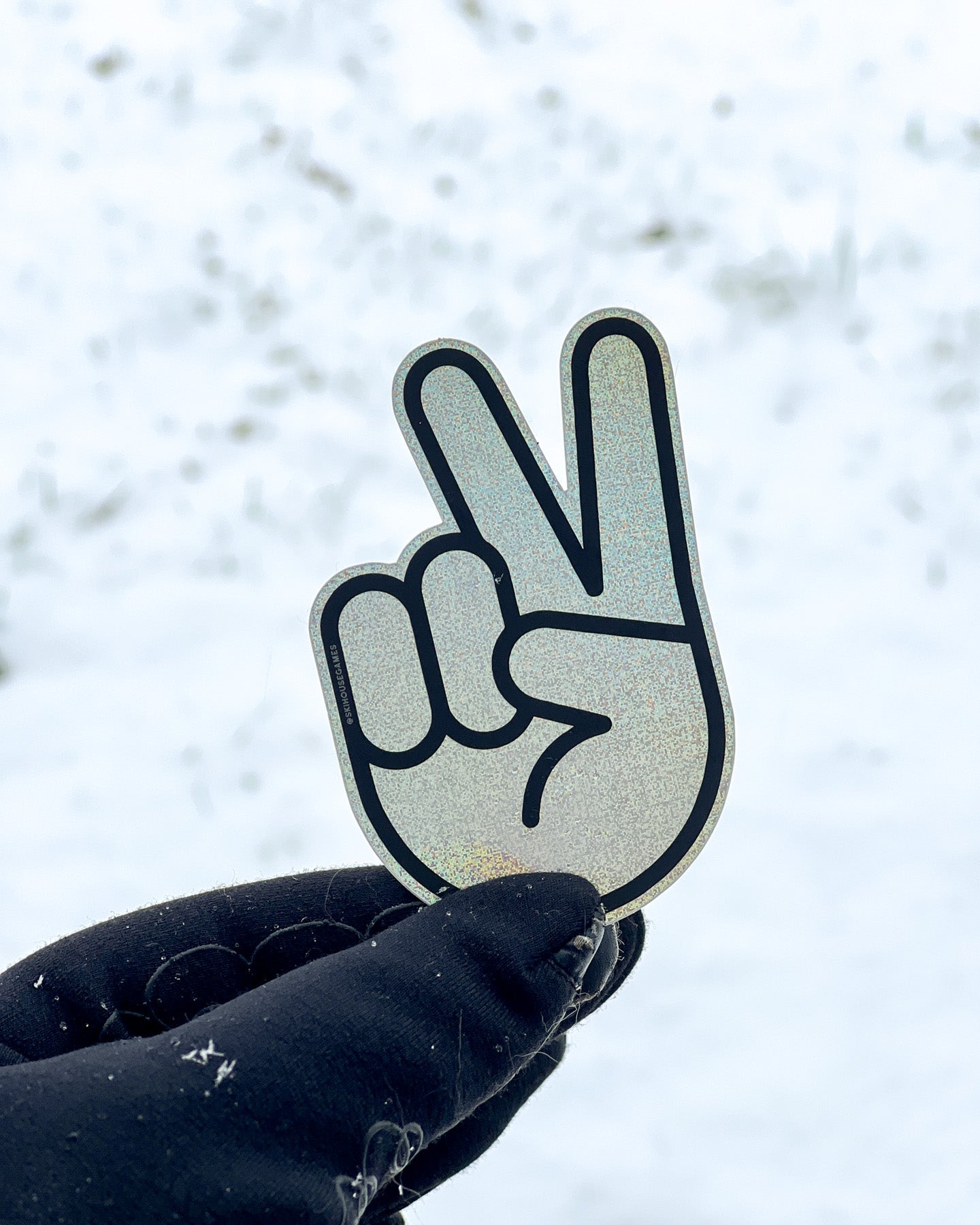 Peace Sign Pixie Dust Sticker